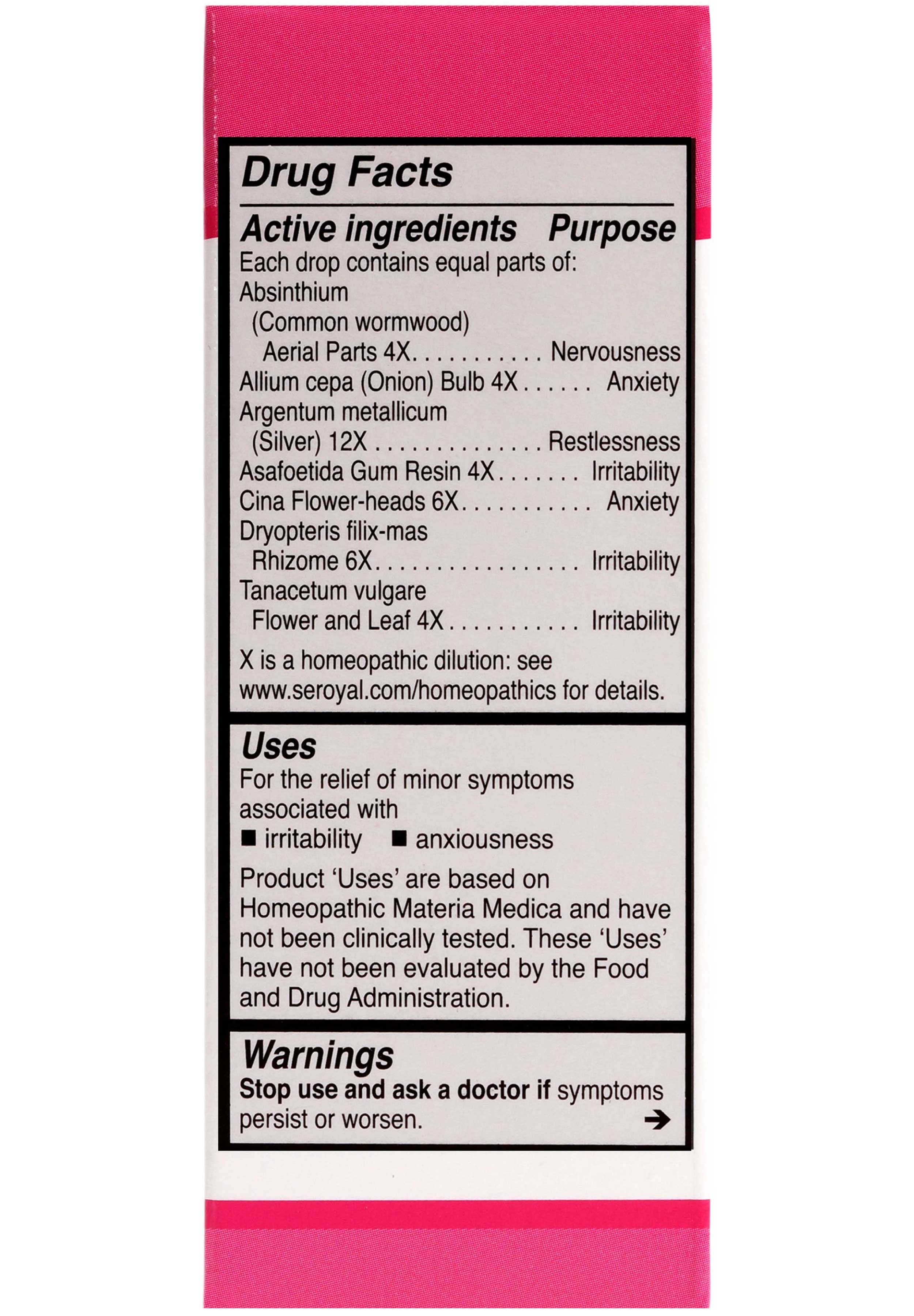 UNDA #39 Ingredients