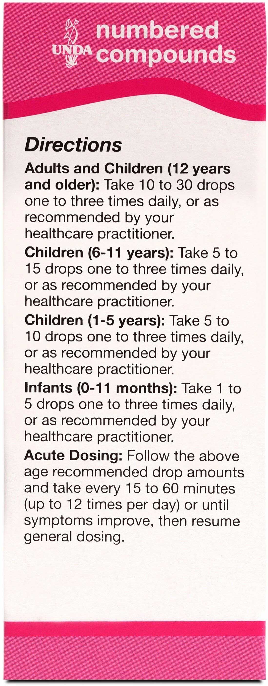 UNDA #600 Ingredients