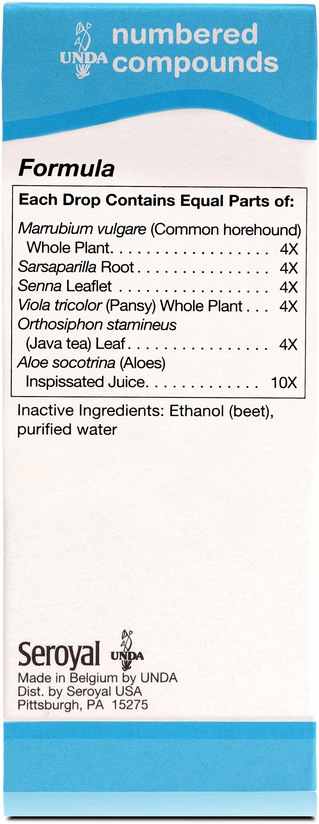 UNDA #76 Ingredients