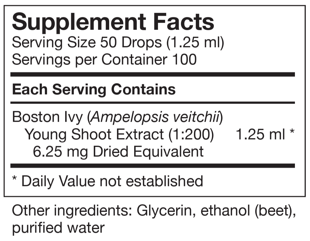 UNDA Ampelopsis Veitchii Ingredients