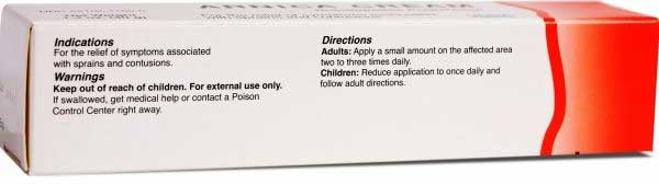 UNDA Arnica Cream Ingredients