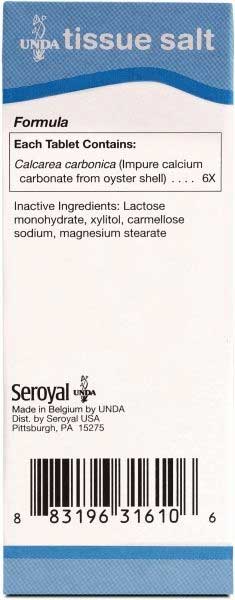 UNDA Calcarea Carbonica 6X Ingredients