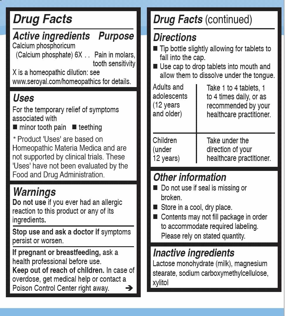 UNDA Calcium Phosphoricum 6X (Salt) Ingredients