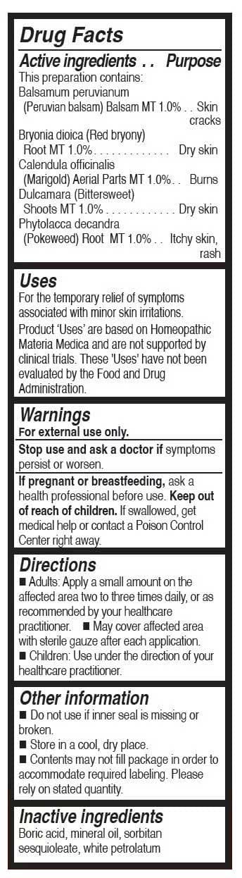 UNDA Cicatrisan Cream Ingredients