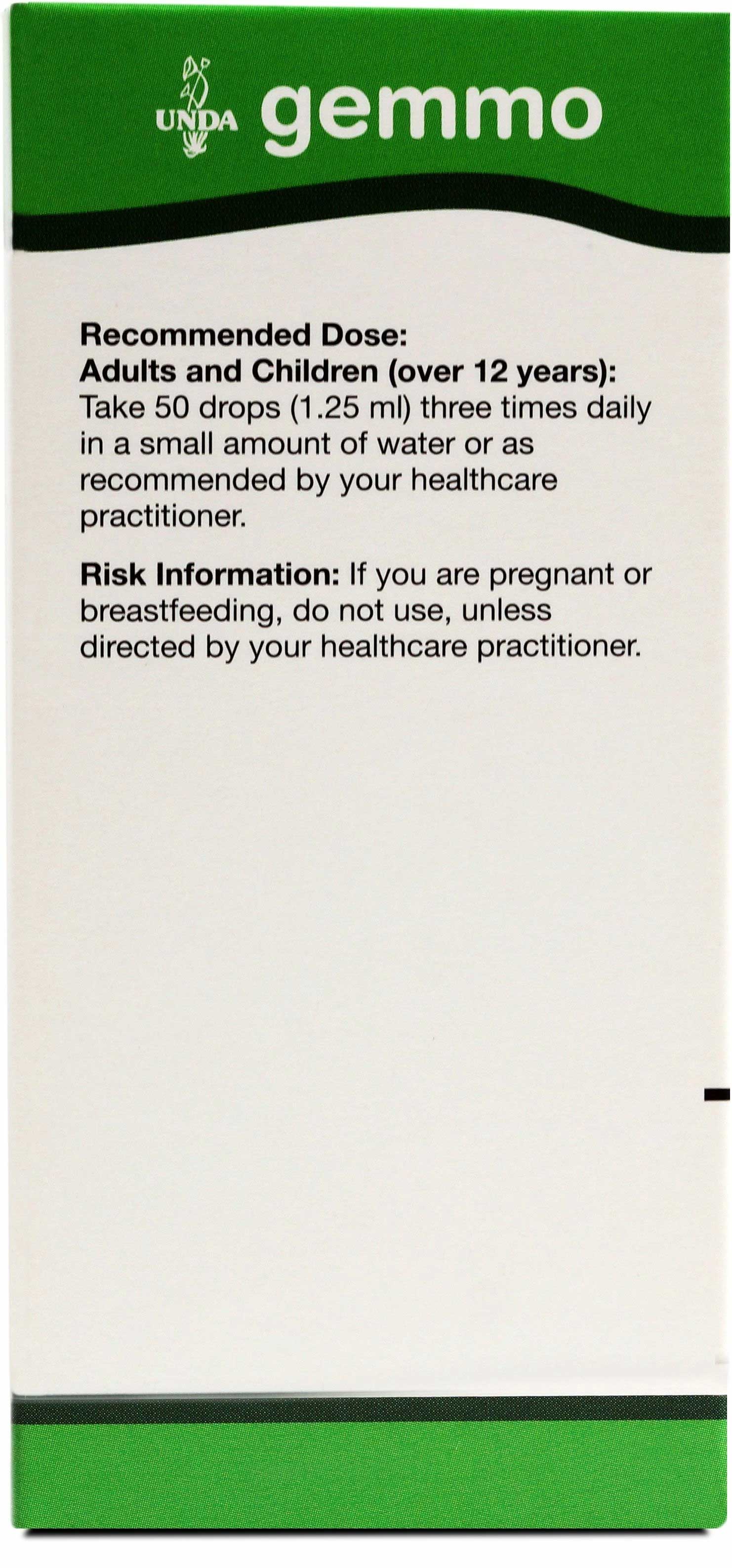 UNDA Crataegus Oxyacantha Ingredients