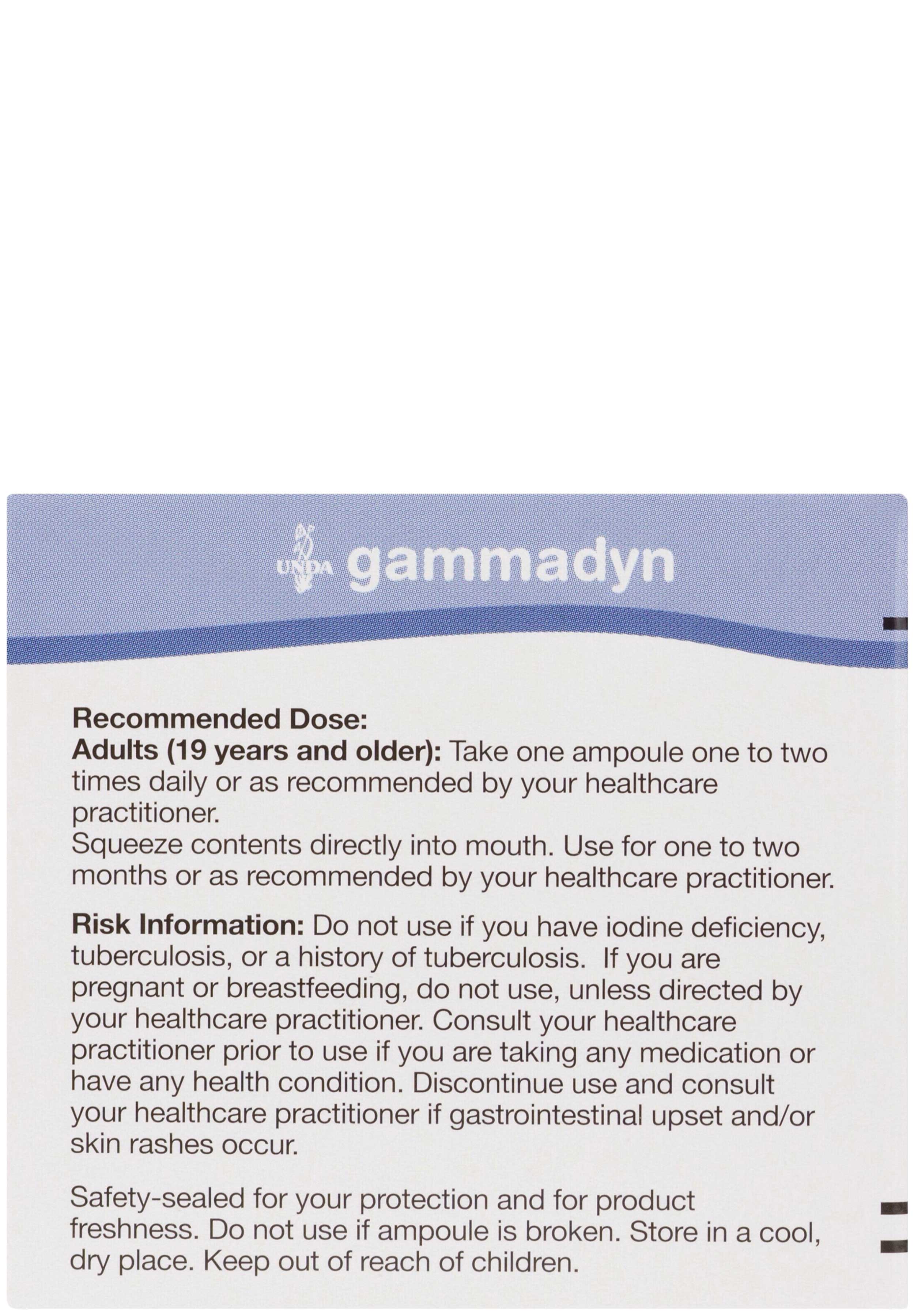 UNDA Gammadyn Mn-Co Ingredients