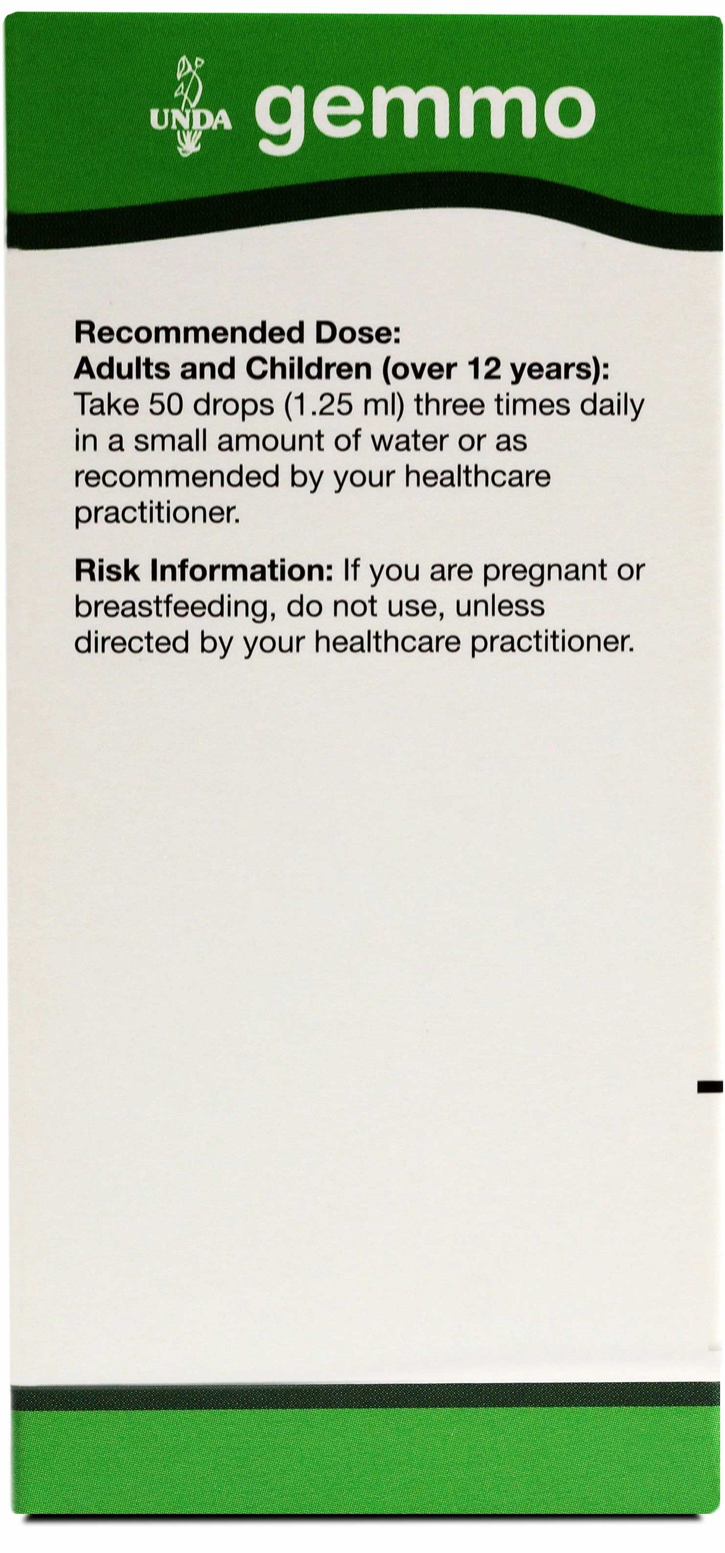 UNDA Juniperus Communis Ingredients