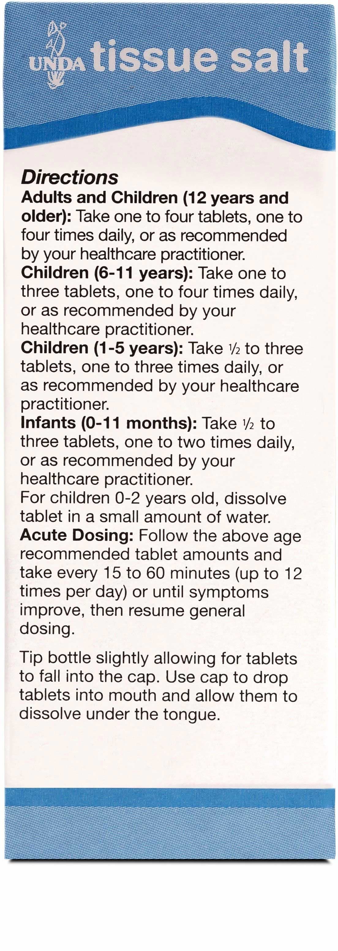 UNDA Melange Tissue Salt Ingredients