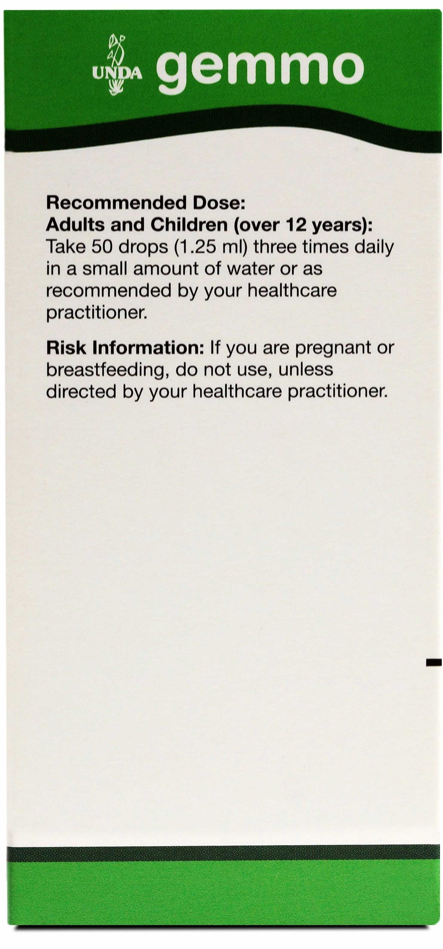 UNDA Pinus Montana Ingredients