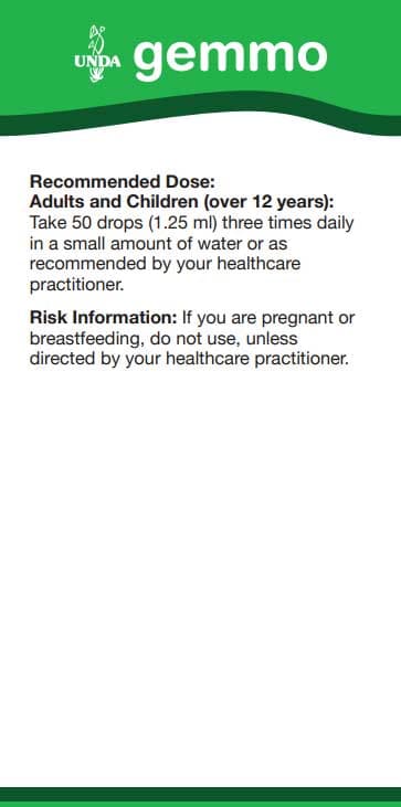 UNDA Platanus Orientalis Ingredients