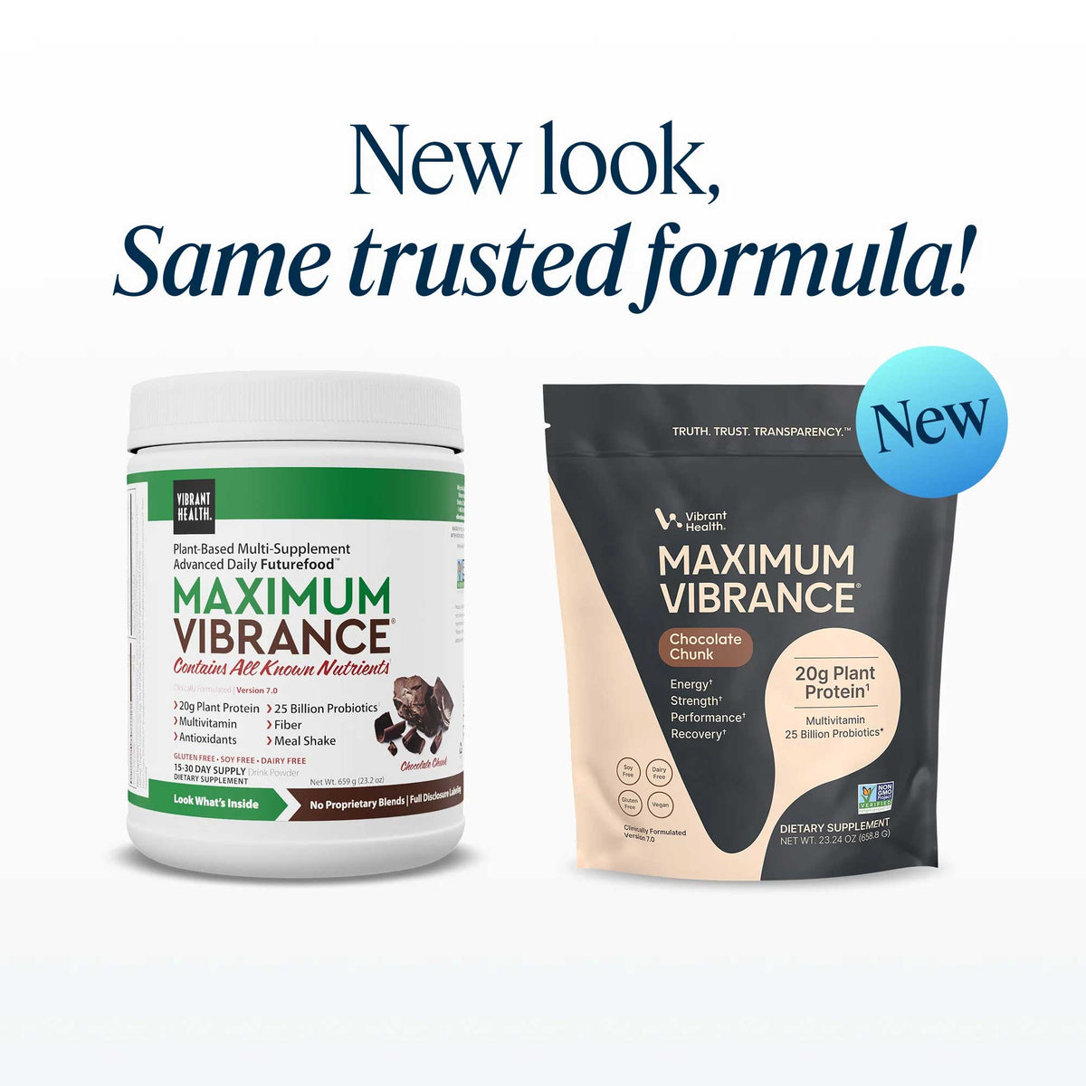 Vibrant Health Maximum Vibrance New Look