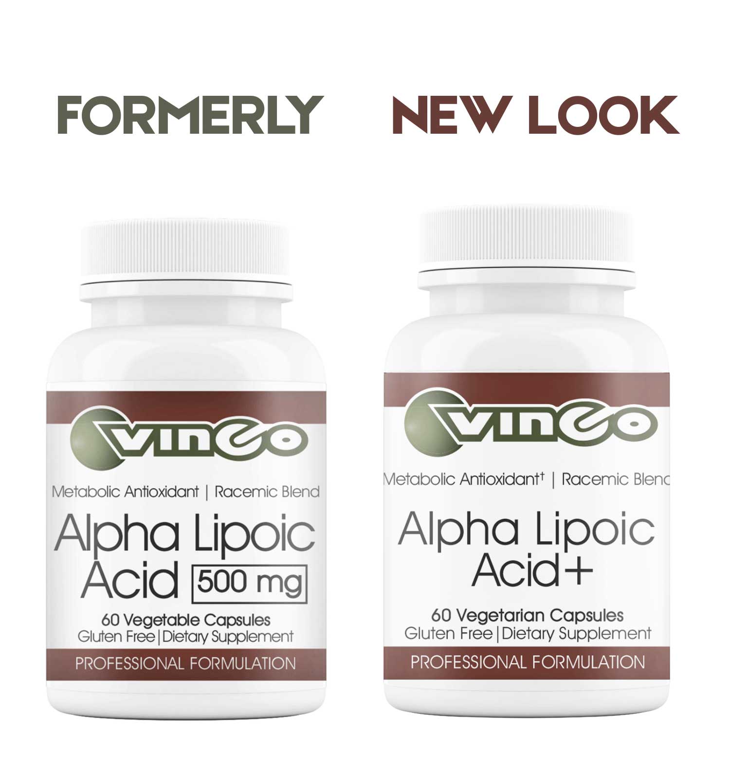 Vinco Alpha-Lipoic Acid + New Look