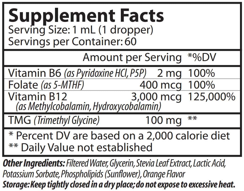 Vinco B12 Liposomal Ingredients