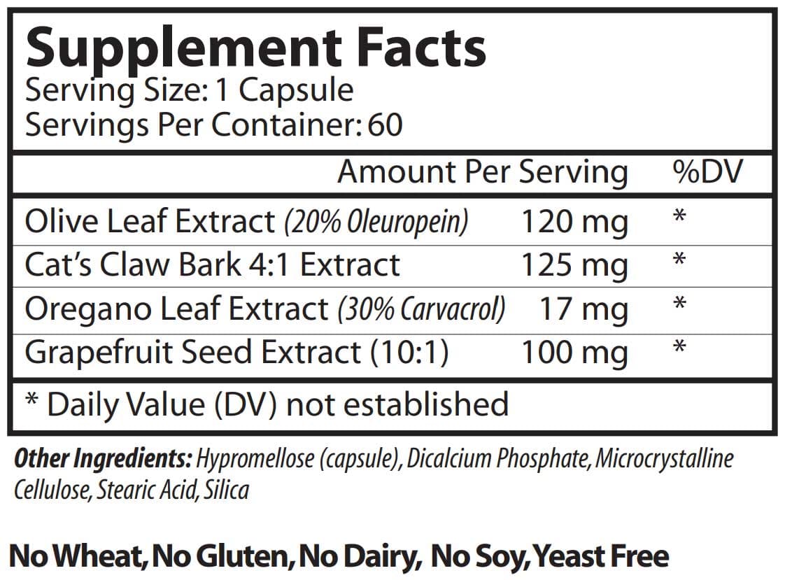 Vinco Digestive Detox Ingredients
