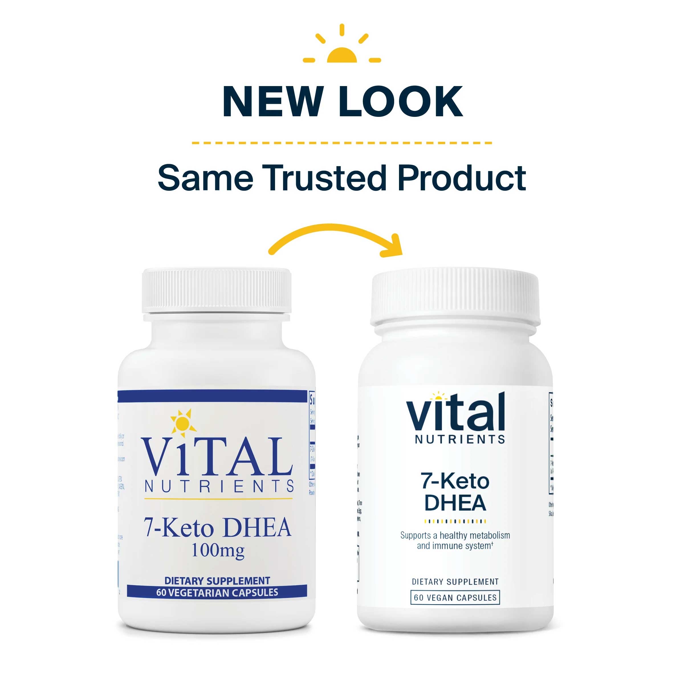 Vital Nutrients 7-Keto DHEA 100mg New Look