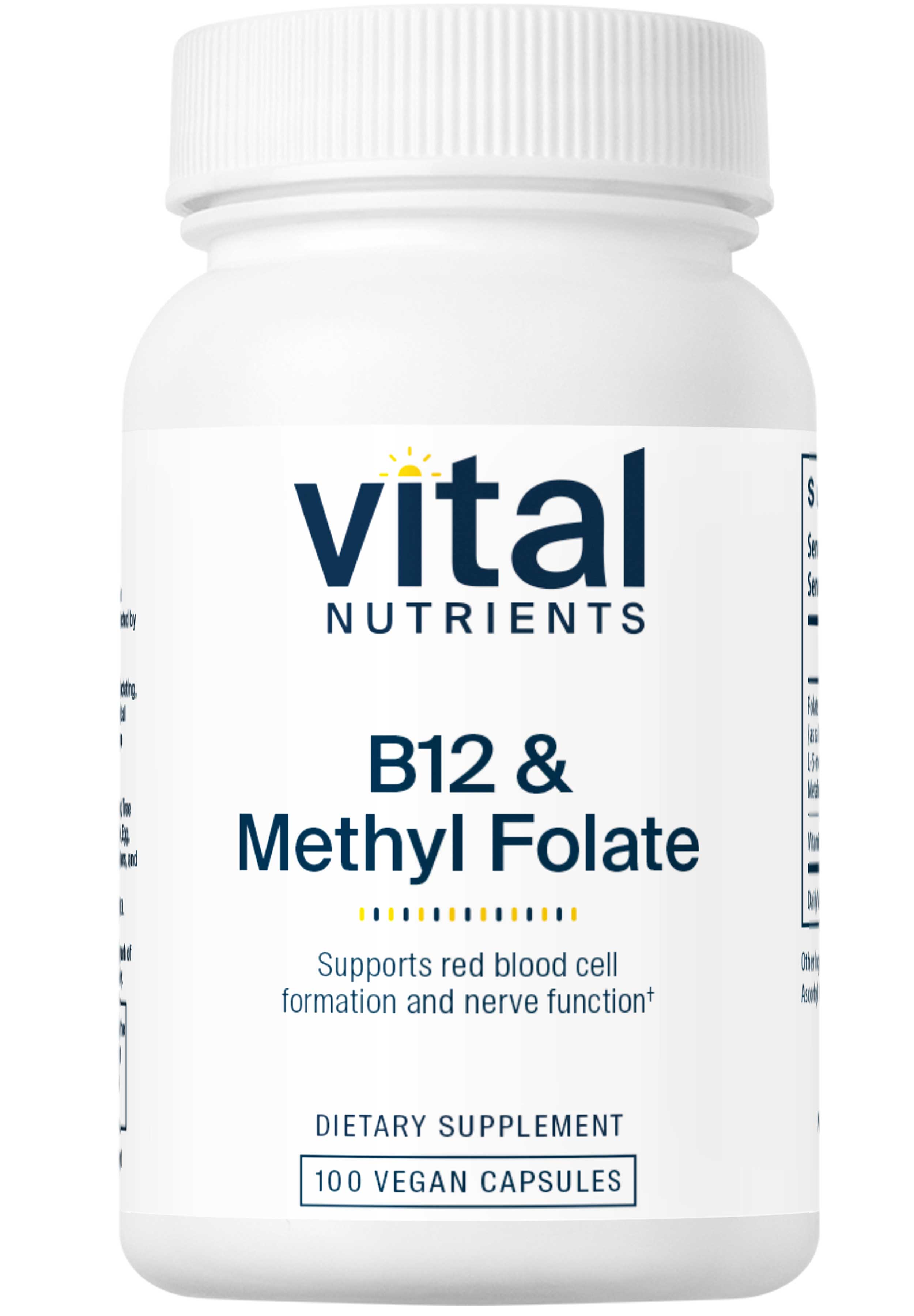 Vital Nutrients B-12/Methyl Folate