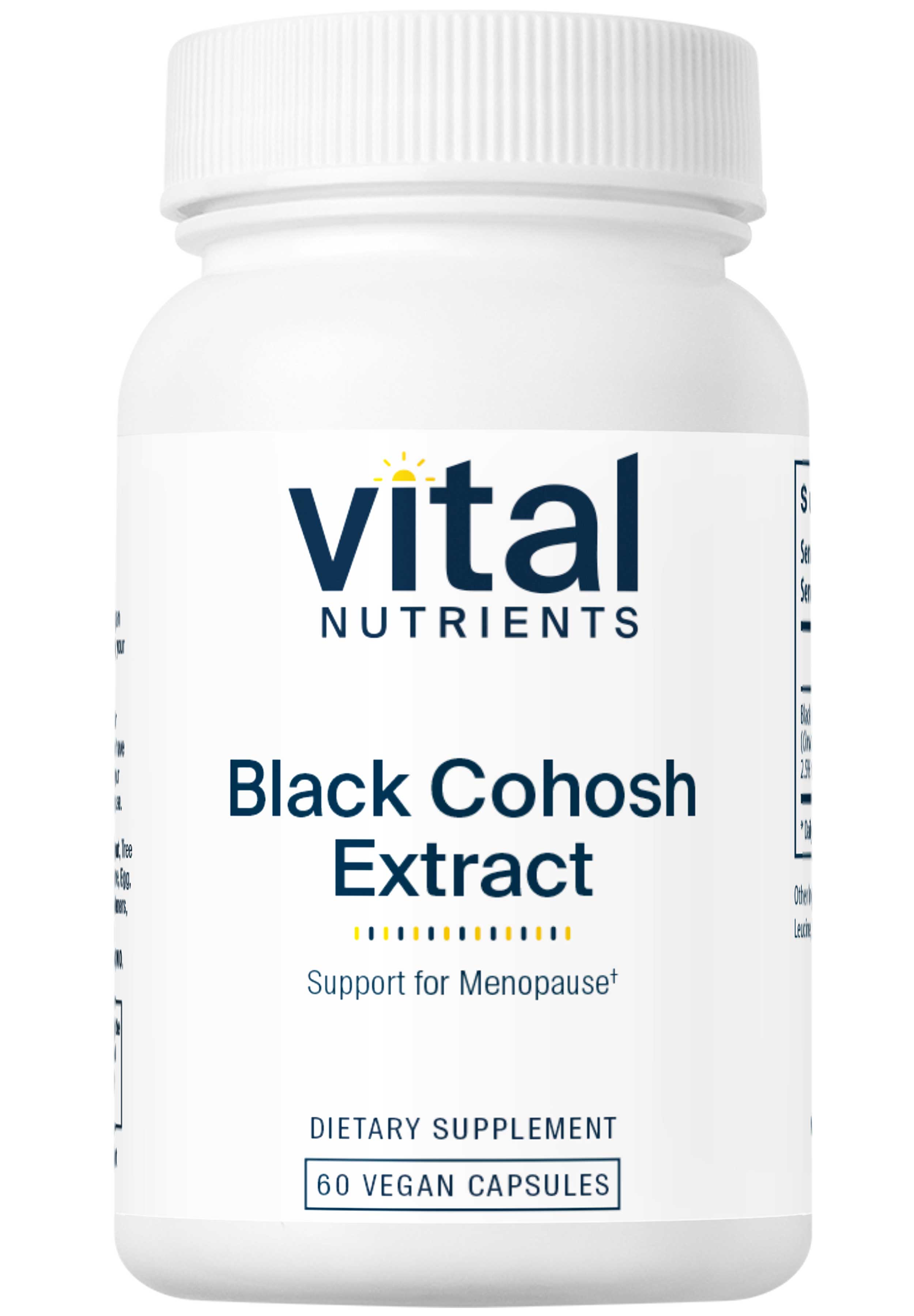 Vital Nutrients Black Cohosh Extract 250mg