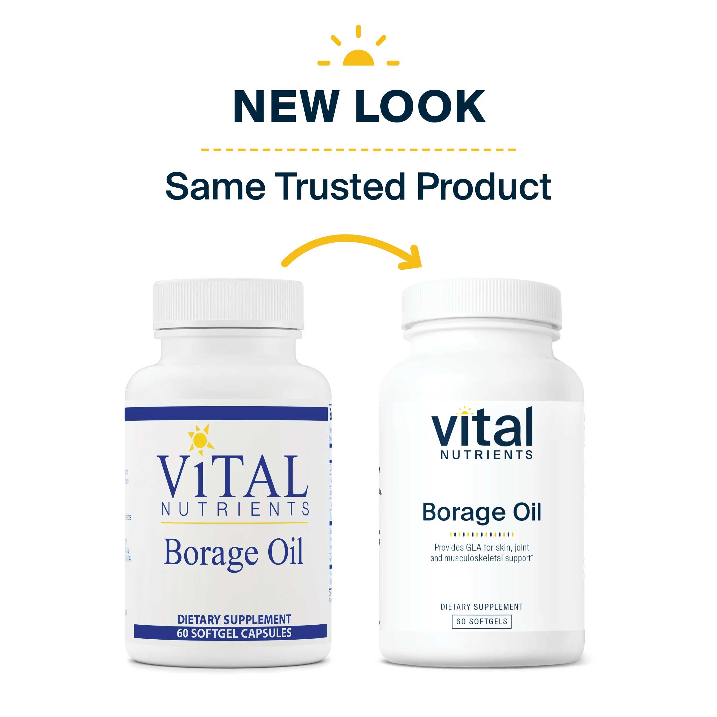 Vital Nutrients Borage Oil New Look