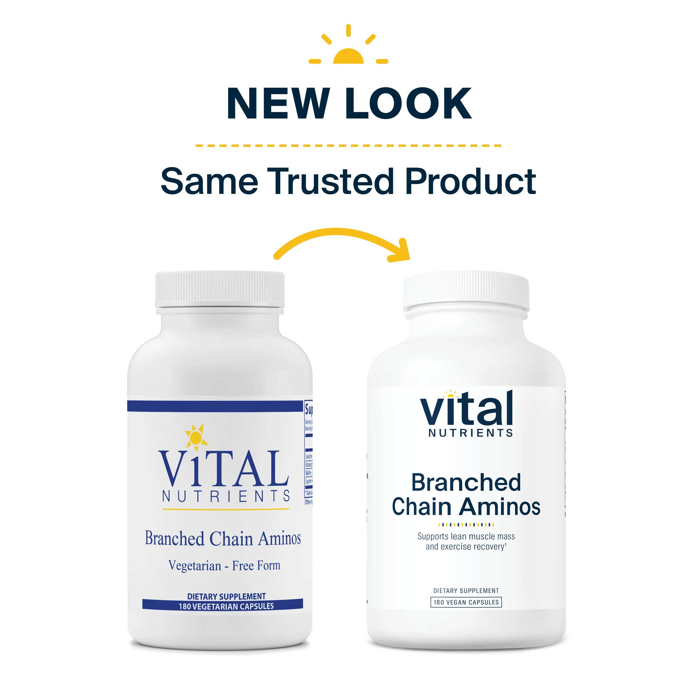 Vital Nutrients Branched Chain Aminos New Look