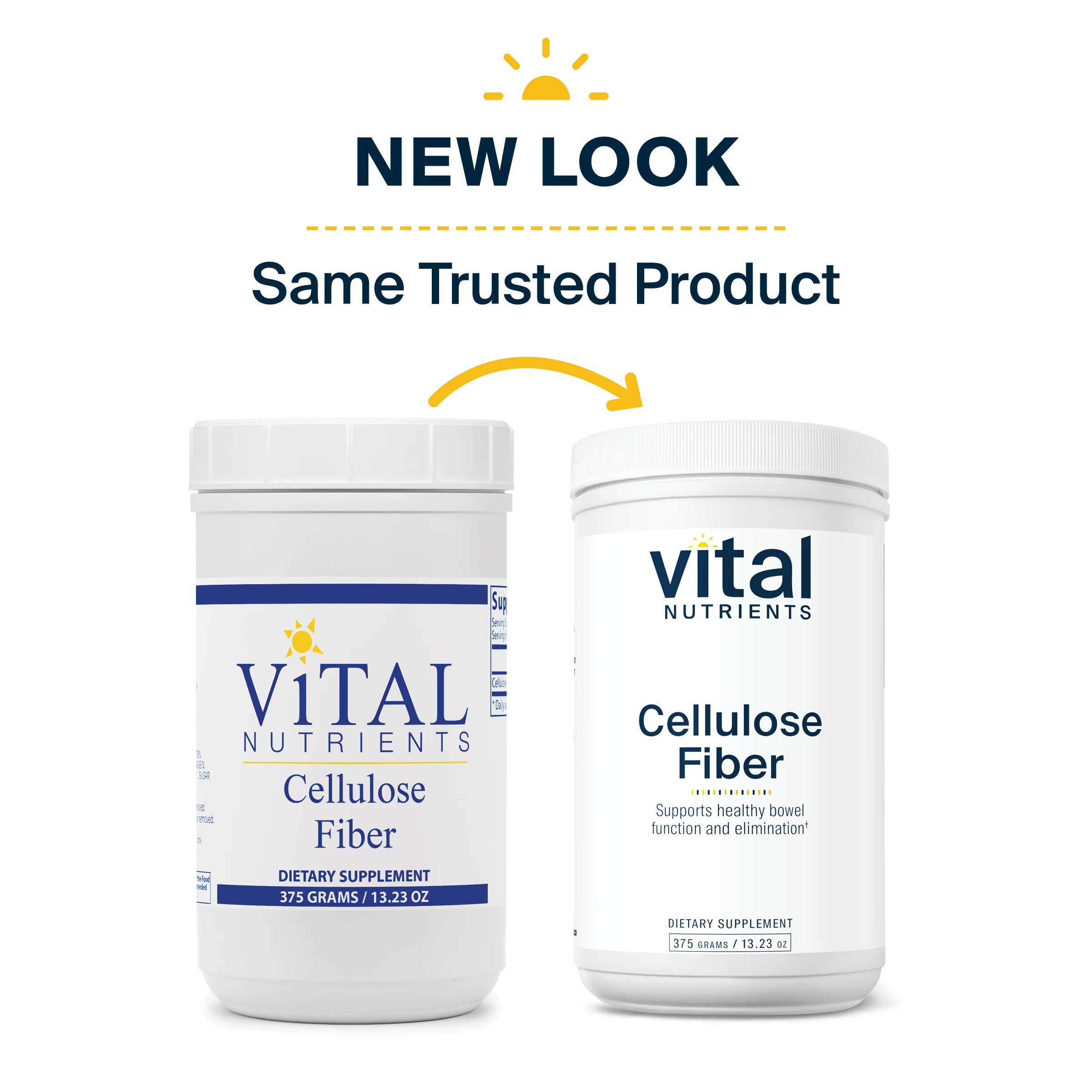 Vital Nutrients Cellulose Fiber New Look