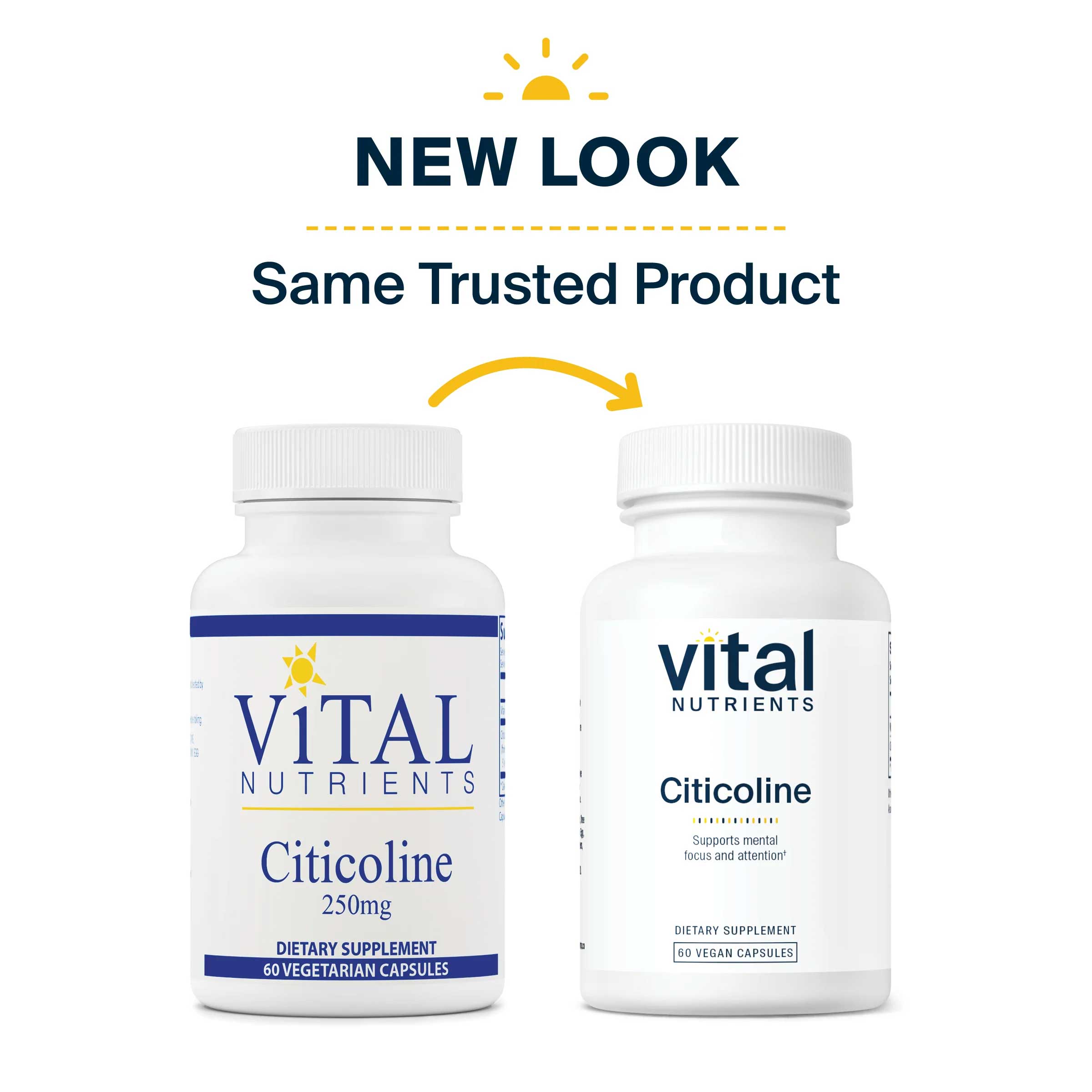 Vital Nutrients Citicoline 250 mg New Look