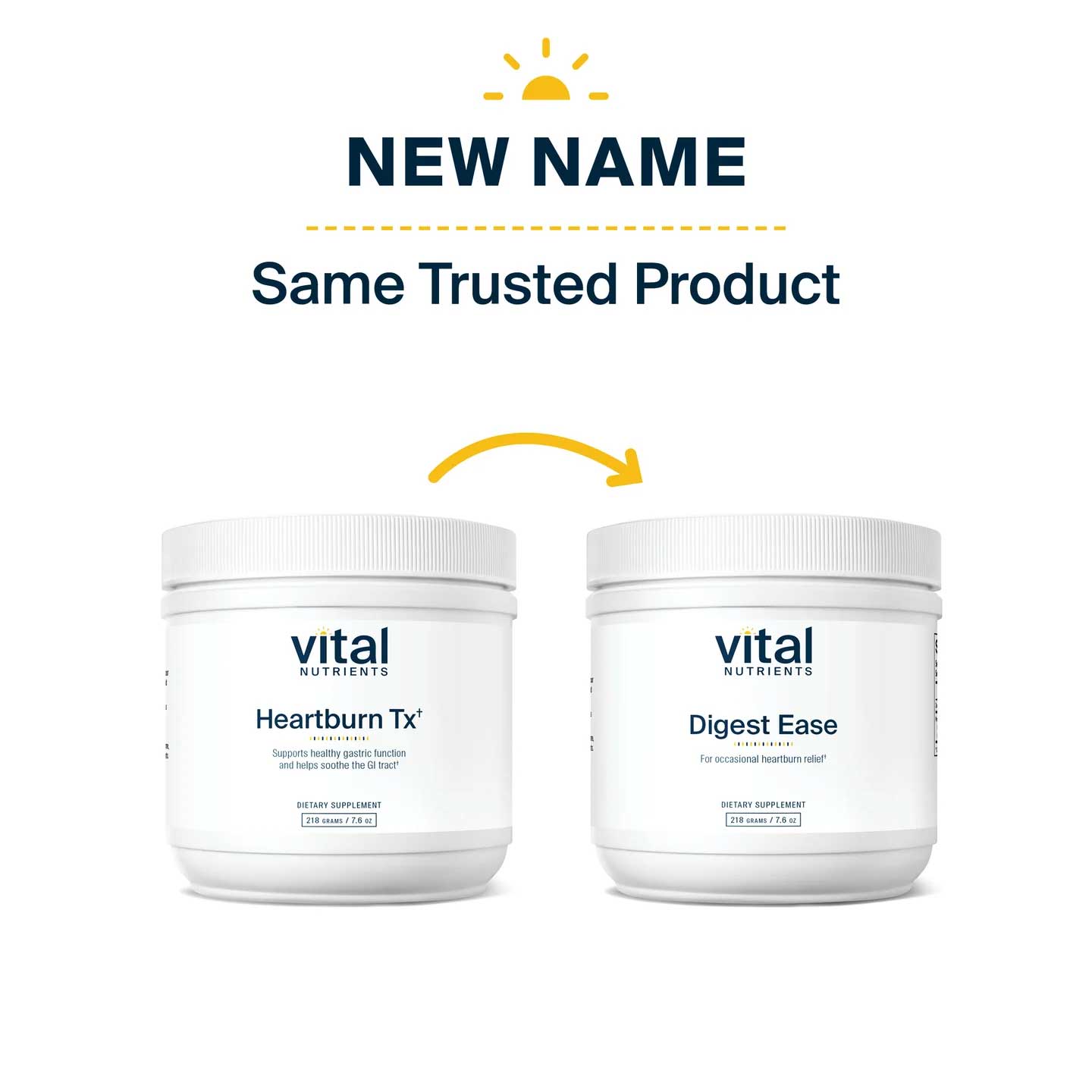 Vital Nutrients Digest Ease (Formerly Heartburn Tx) New Look