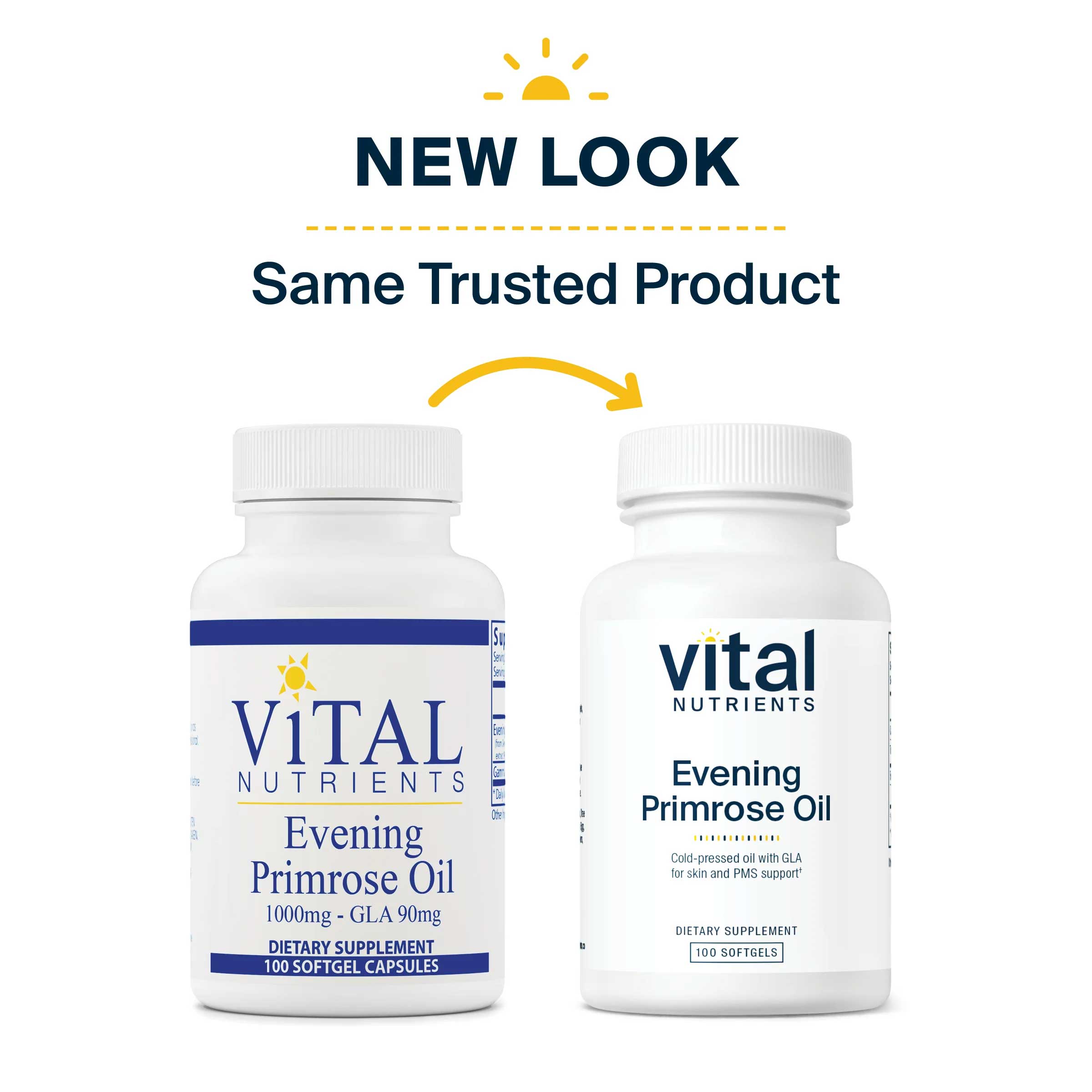 Vital Nutrients Evening Primrose Oil New Look
