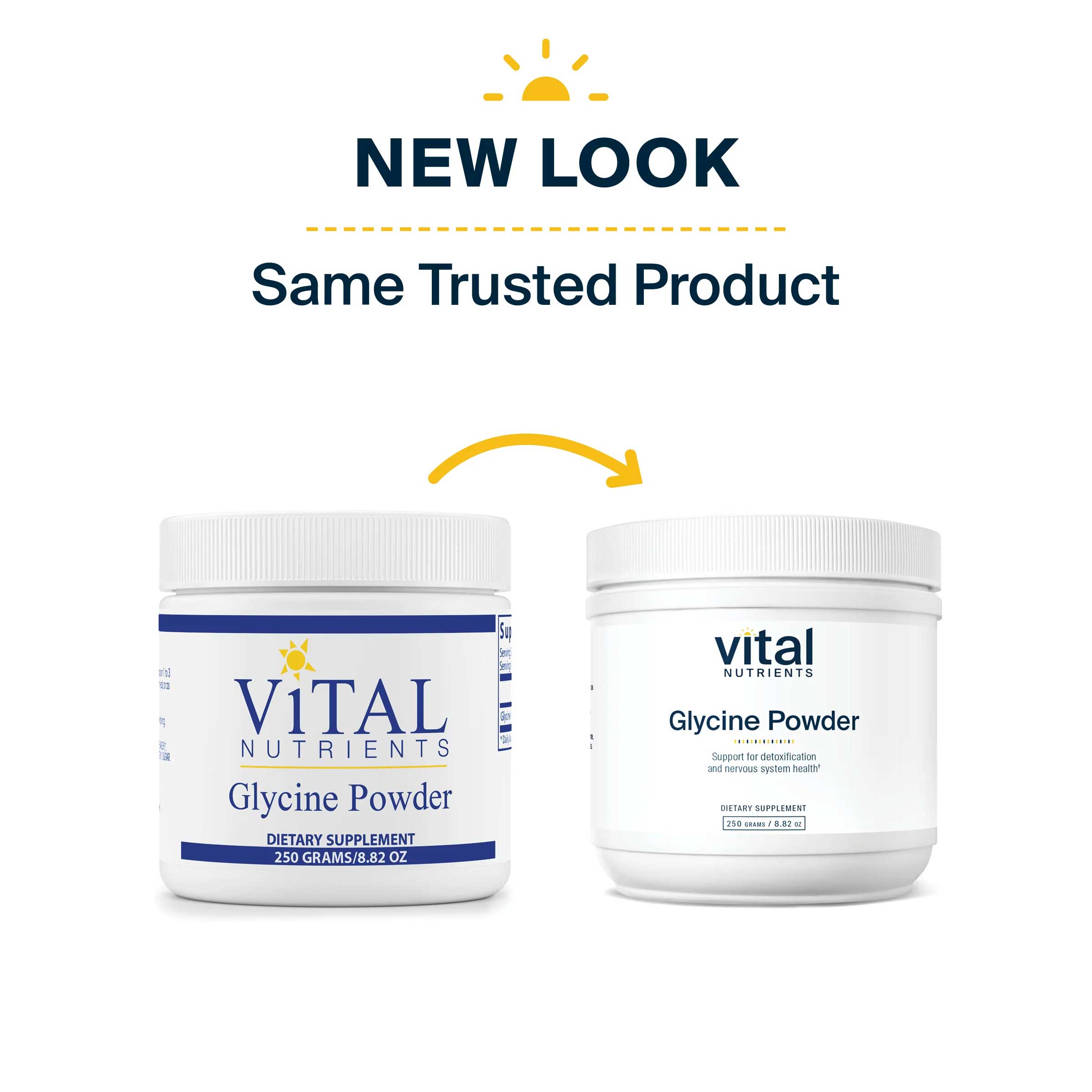 Vital Nutrients Glycine Powder New Look
