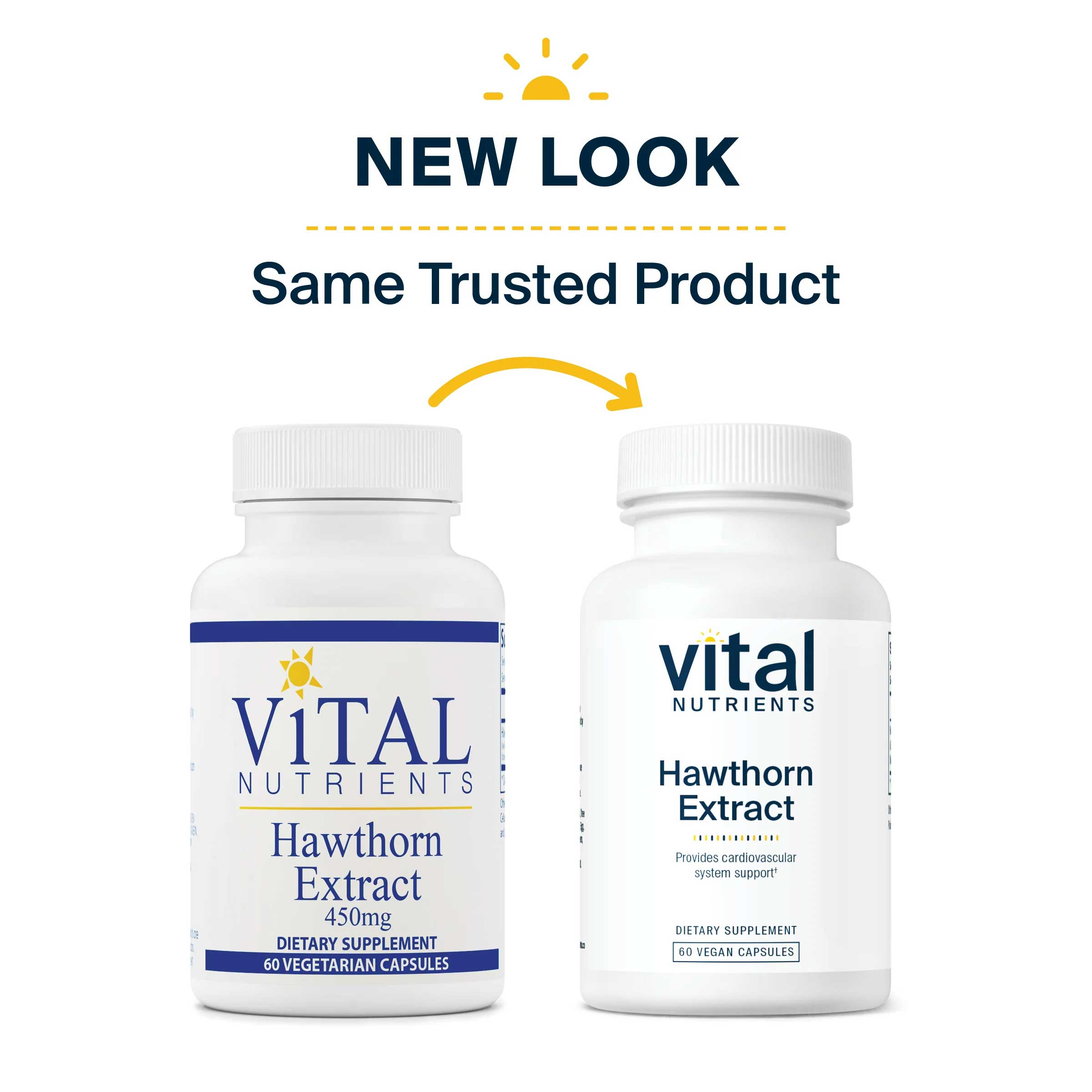 Vital Nutrients Hawthorn Extract 450mg New Look