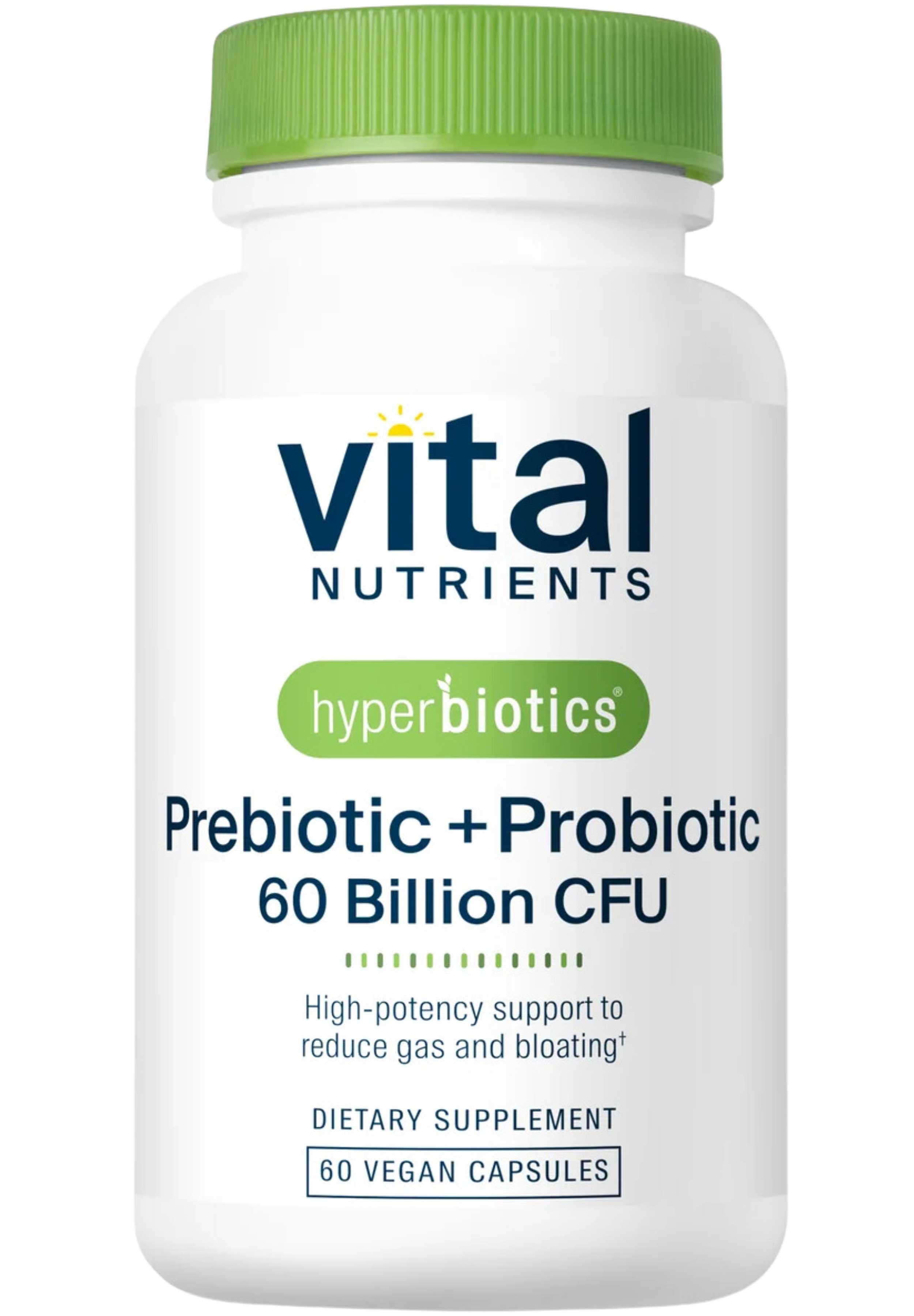 Vital Nutrients Hyperbiotics Prebiotic + Probiotic 60 Billion CFU