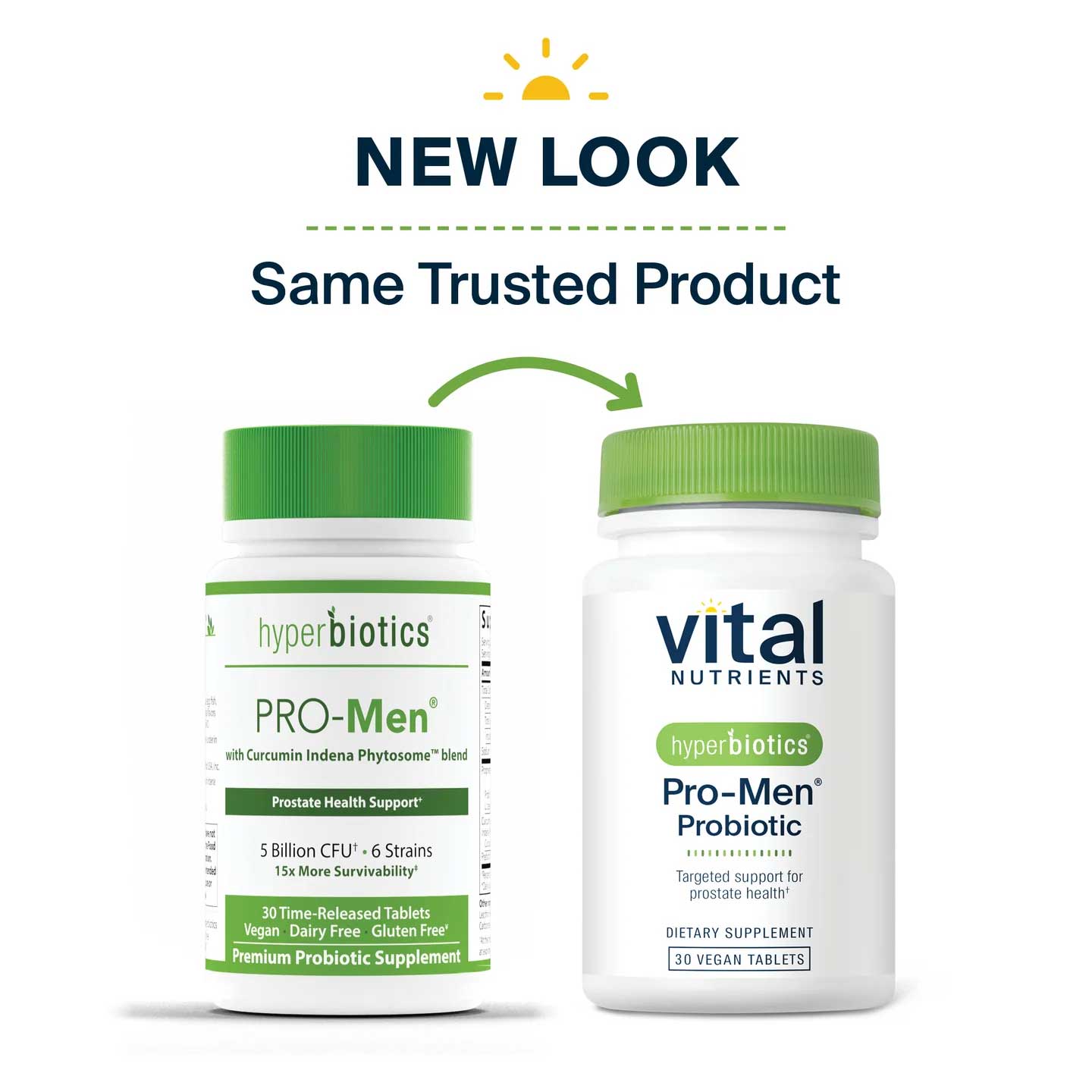 Vital Nutrients Hyperbiotics Pro-Men Probiotic New Look