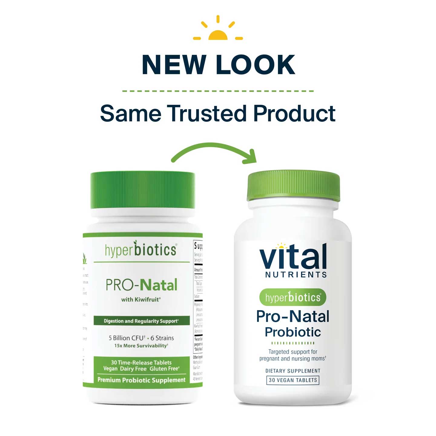 Vital Nutrients Hyperbiotics Pro-Natal Probiotic New Look