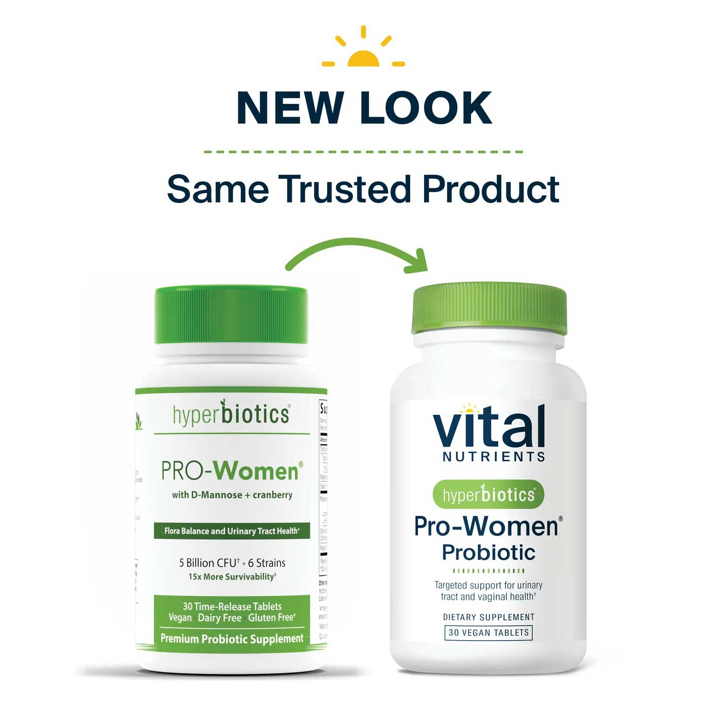 Vital Nutrients Hyperbiotics Pro-Women Probiotic New Look