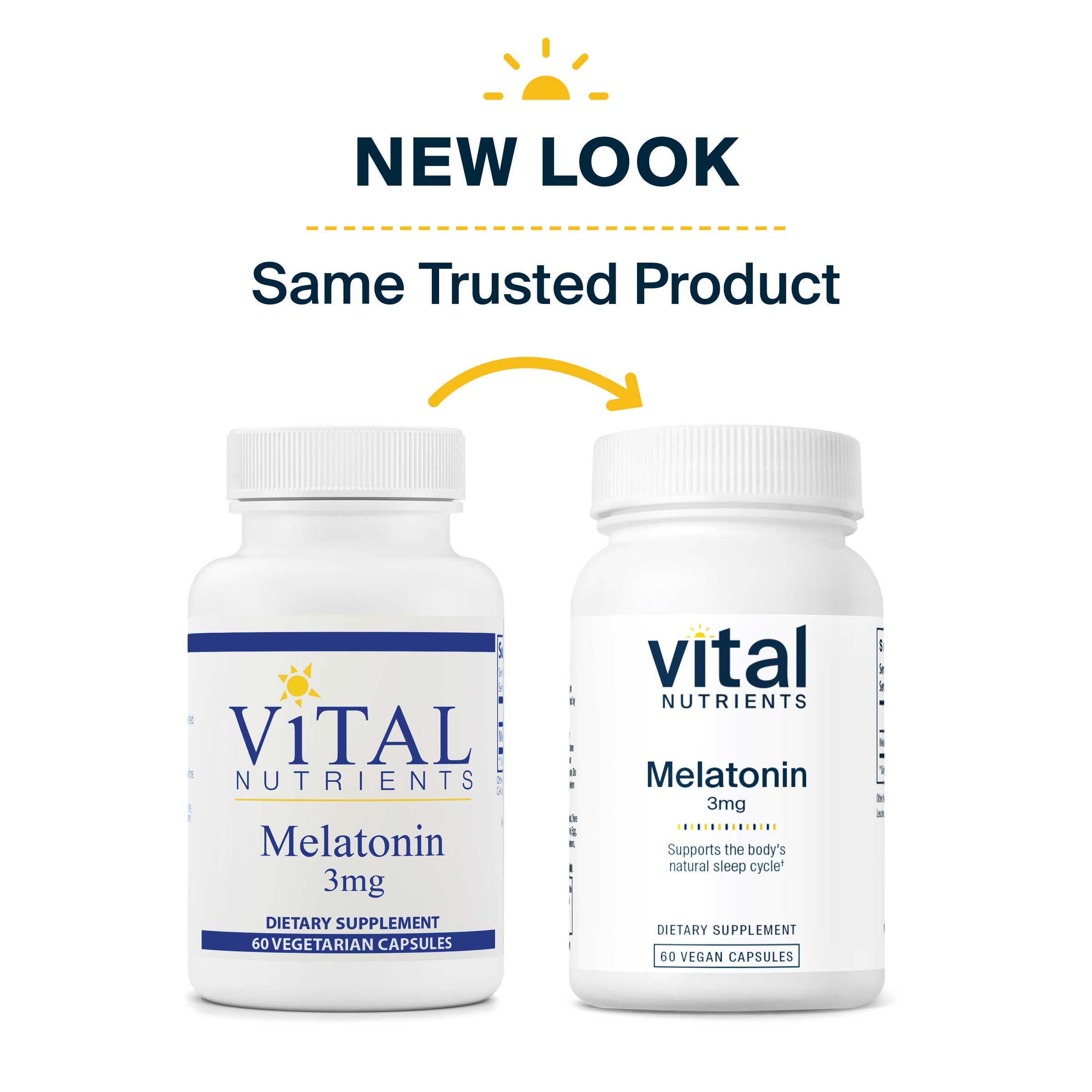 Vital Nutrients Melatonin 3mg New Look