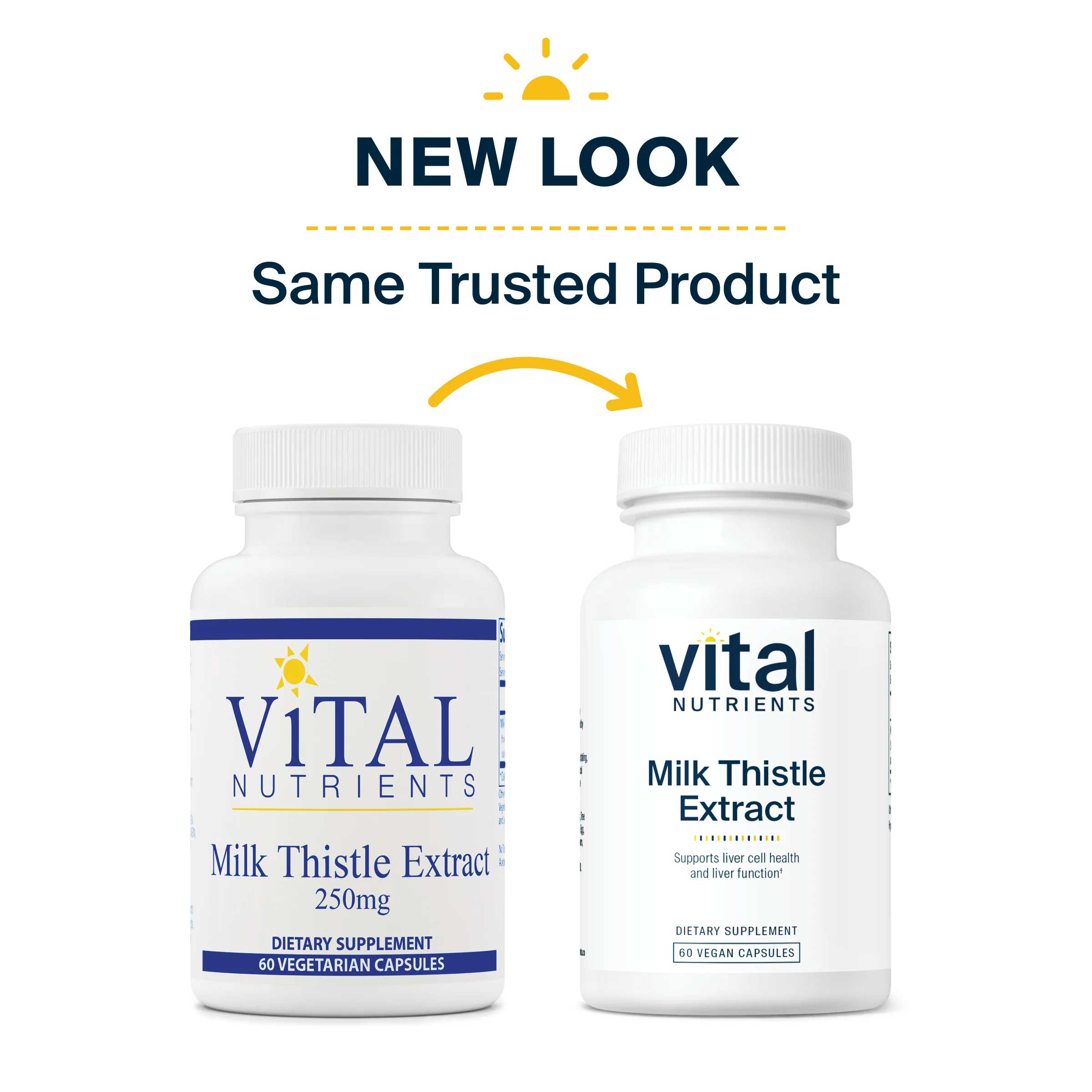 Vital Nutrients Milk Thistle Extract 250mg New Look