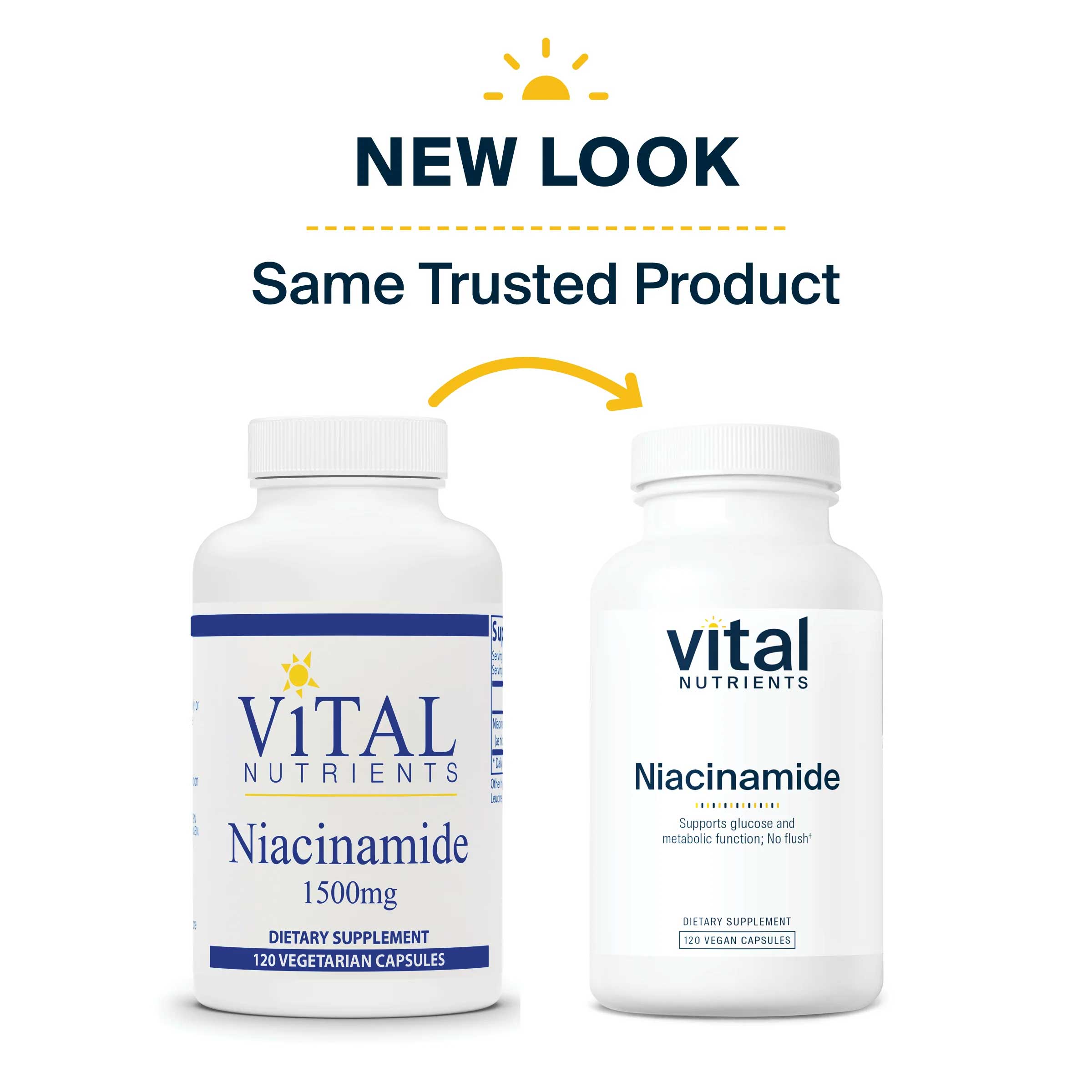 Vital Nutrients Niacinamide 1500 mg New Look