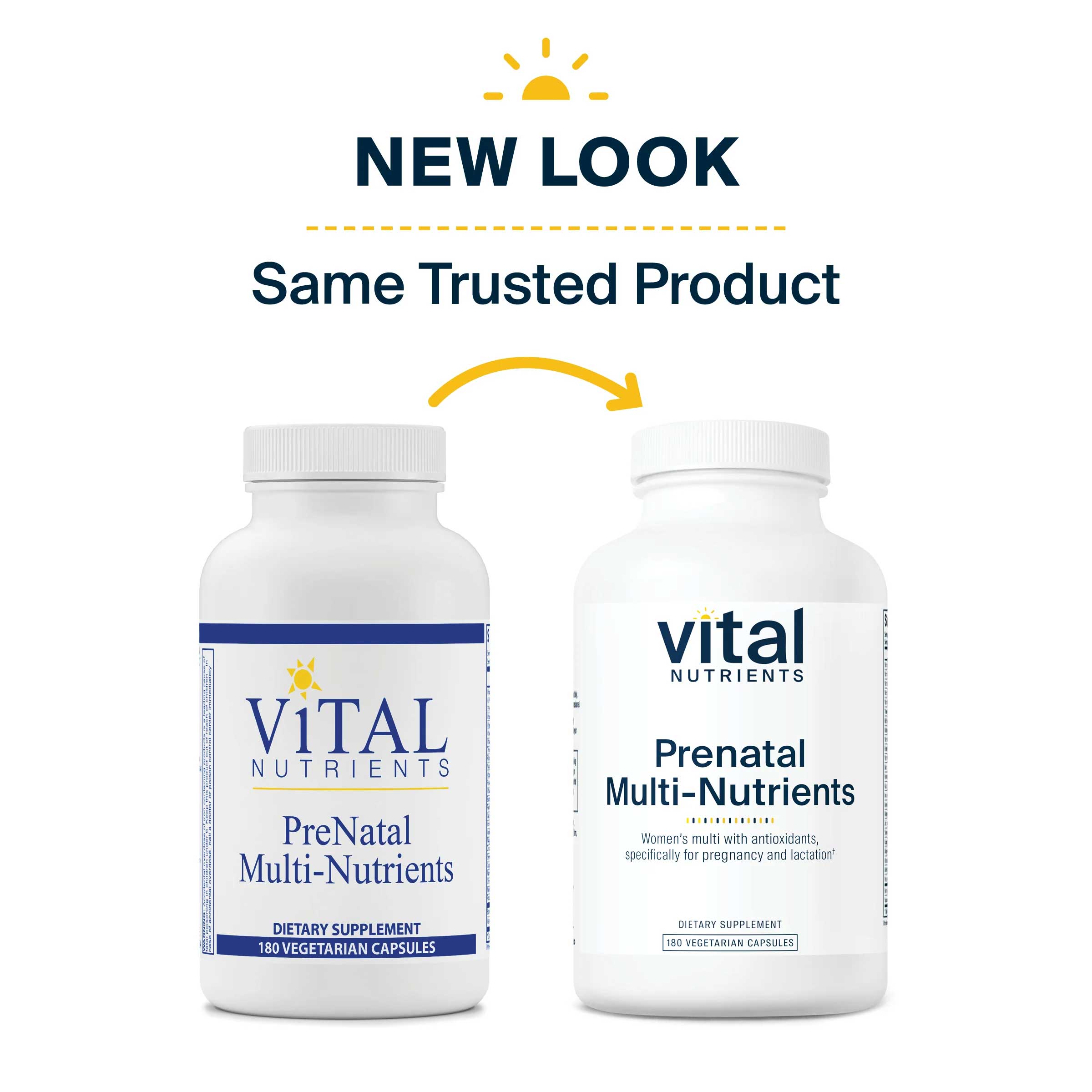 Vital Nutrients PreNatal Multi-Nutrients New Look
