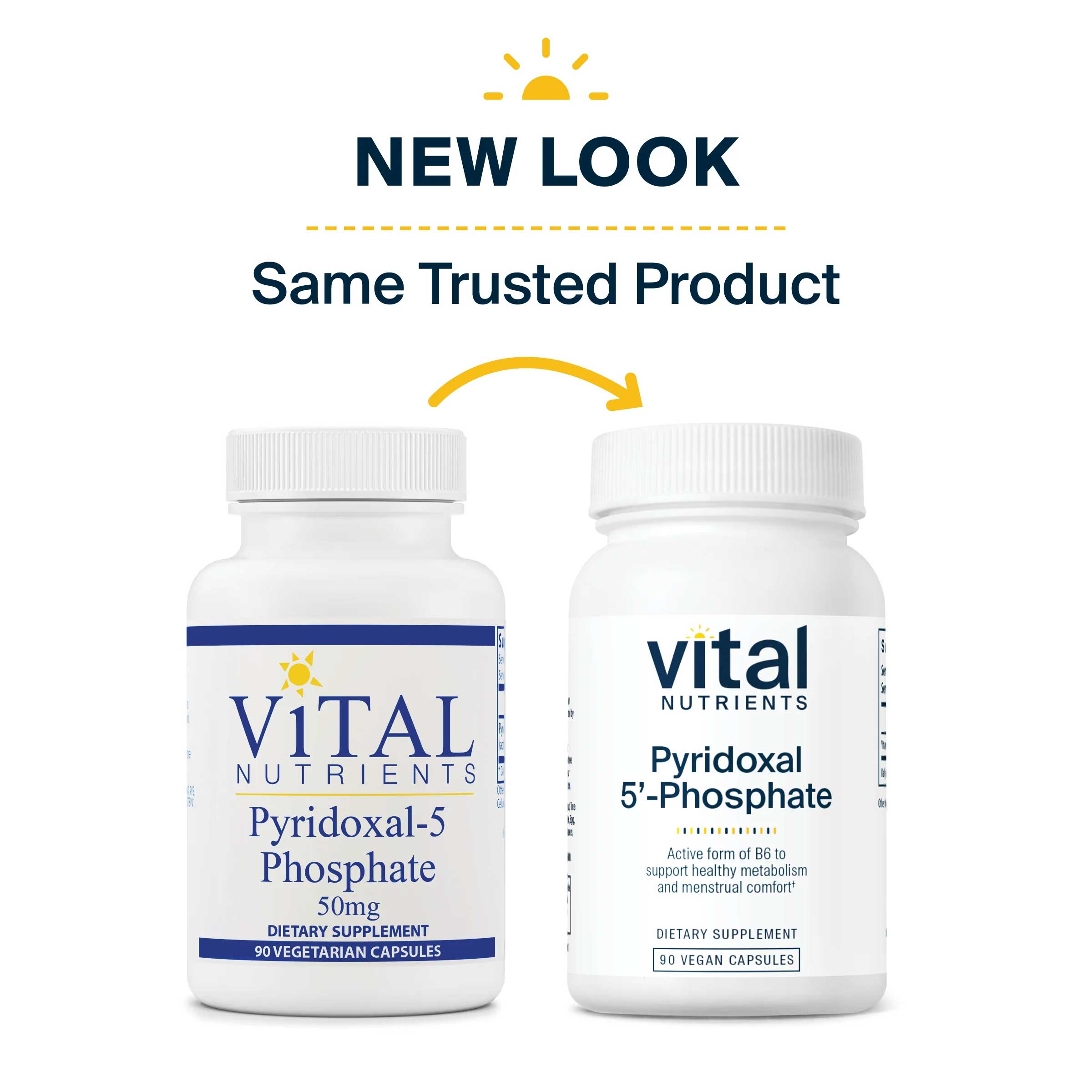 Vital Nutrients Pyridoxal 5' Phosphate New Look