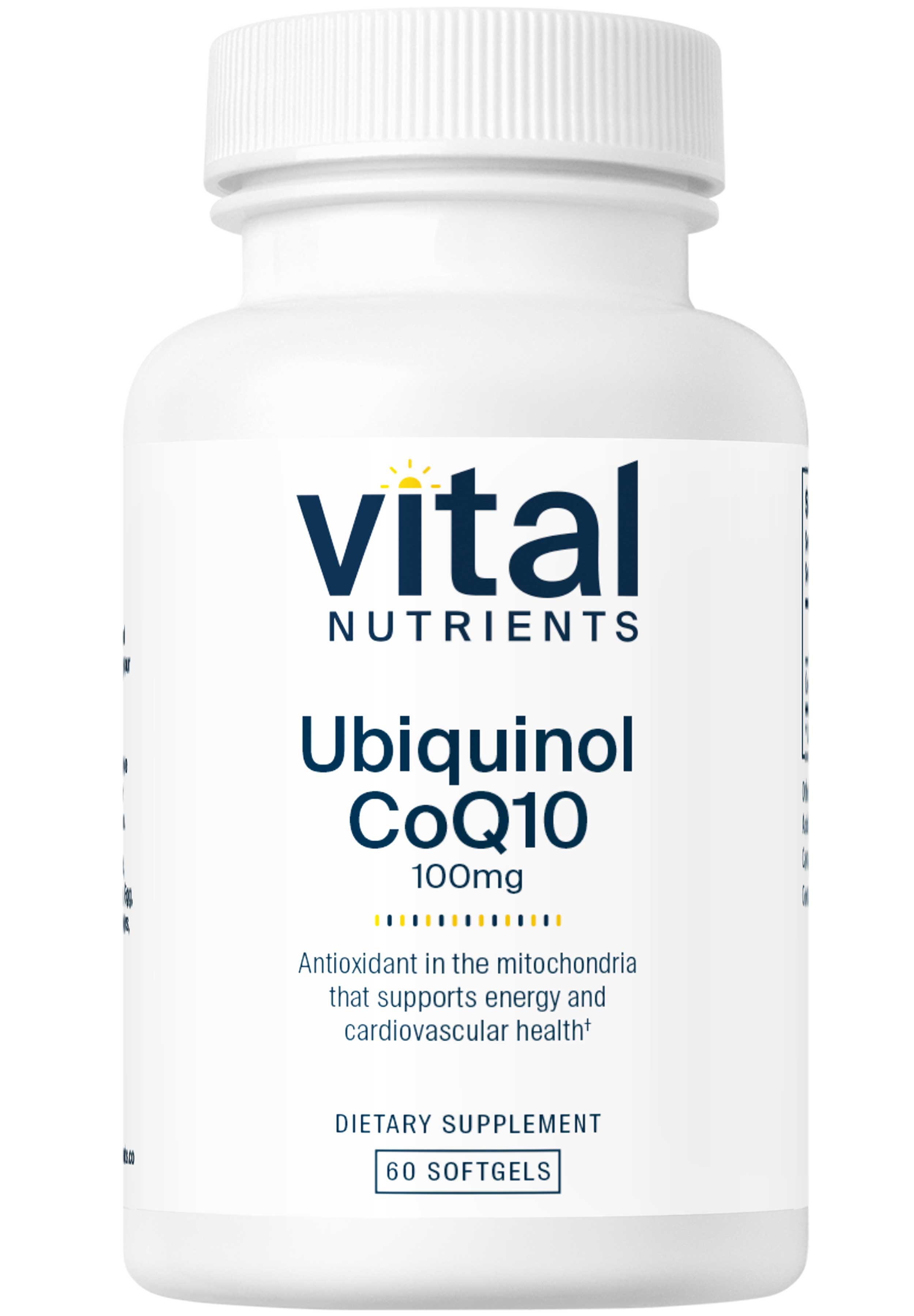 Vital Nutrients Ubiquinol CoQ10 100mg