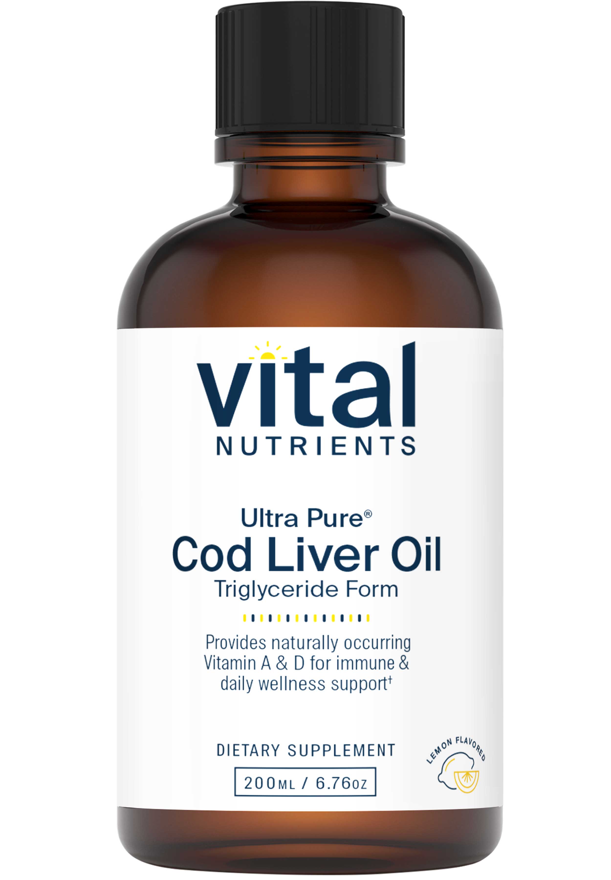 Vital Nutrients Ultra Pure® Cod Liver Oil 1025