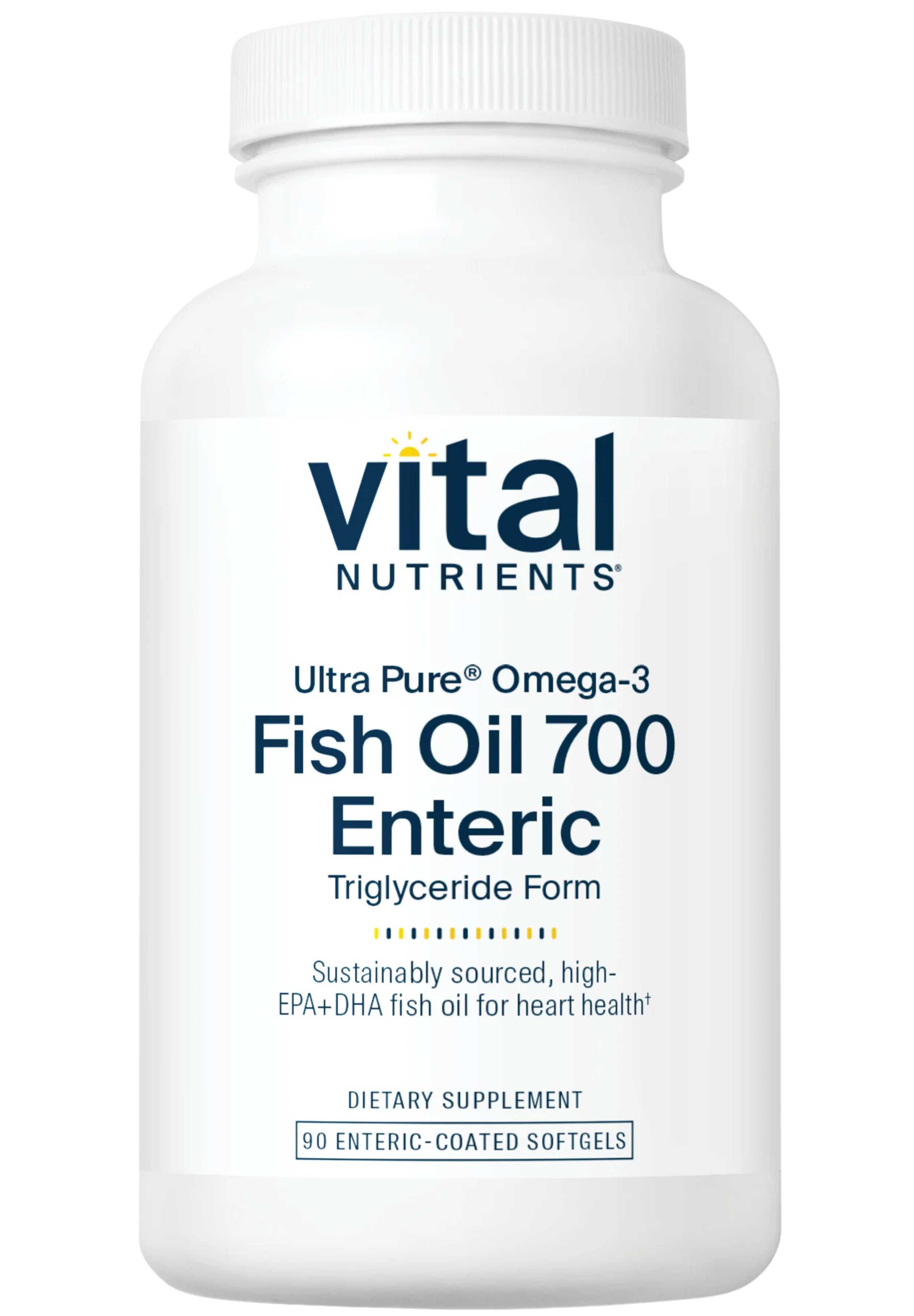 Vital Nutrients Ultra Pure® Fish Oil 700 Enteric