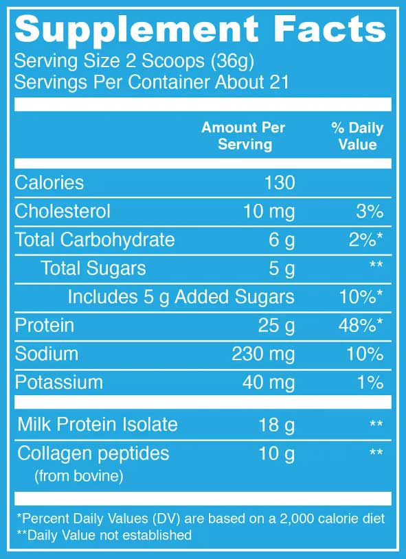 Vital Proteins Vital Performance Protein Powder Ingredients