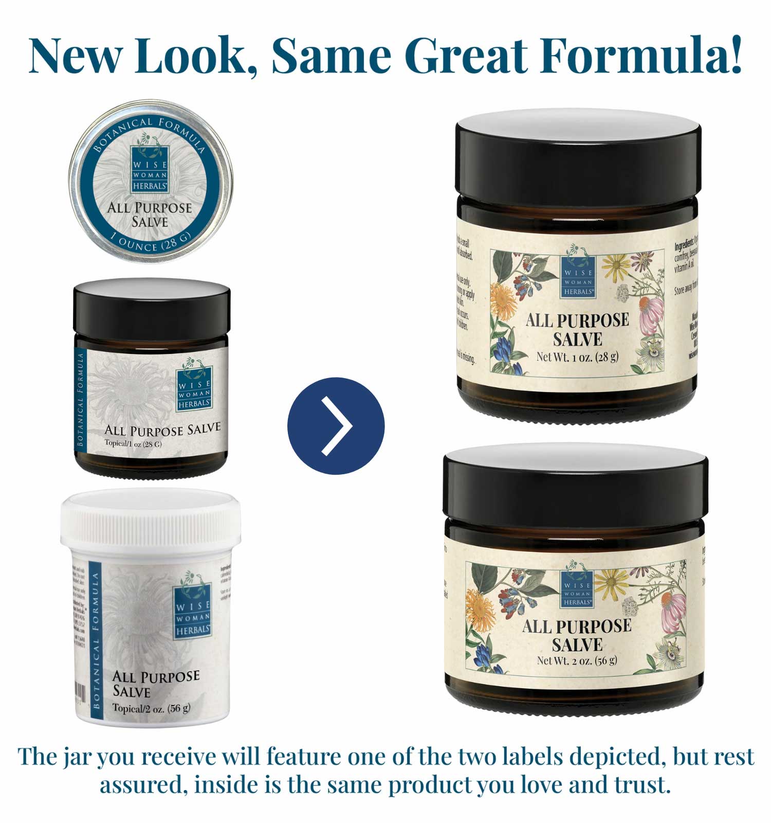 Wise Woman Herbals All Purpose Salve New Look