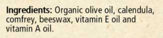 Wise Woman Herbals All Purpose Salve Ingredients