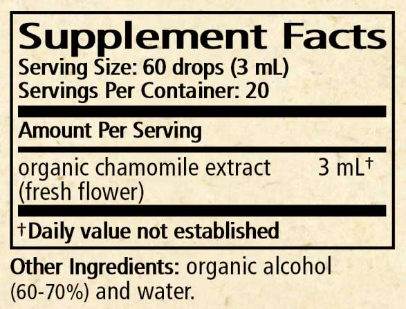 Wise Woman Herbals Chamomile (Matricaria recutita) Ingredients