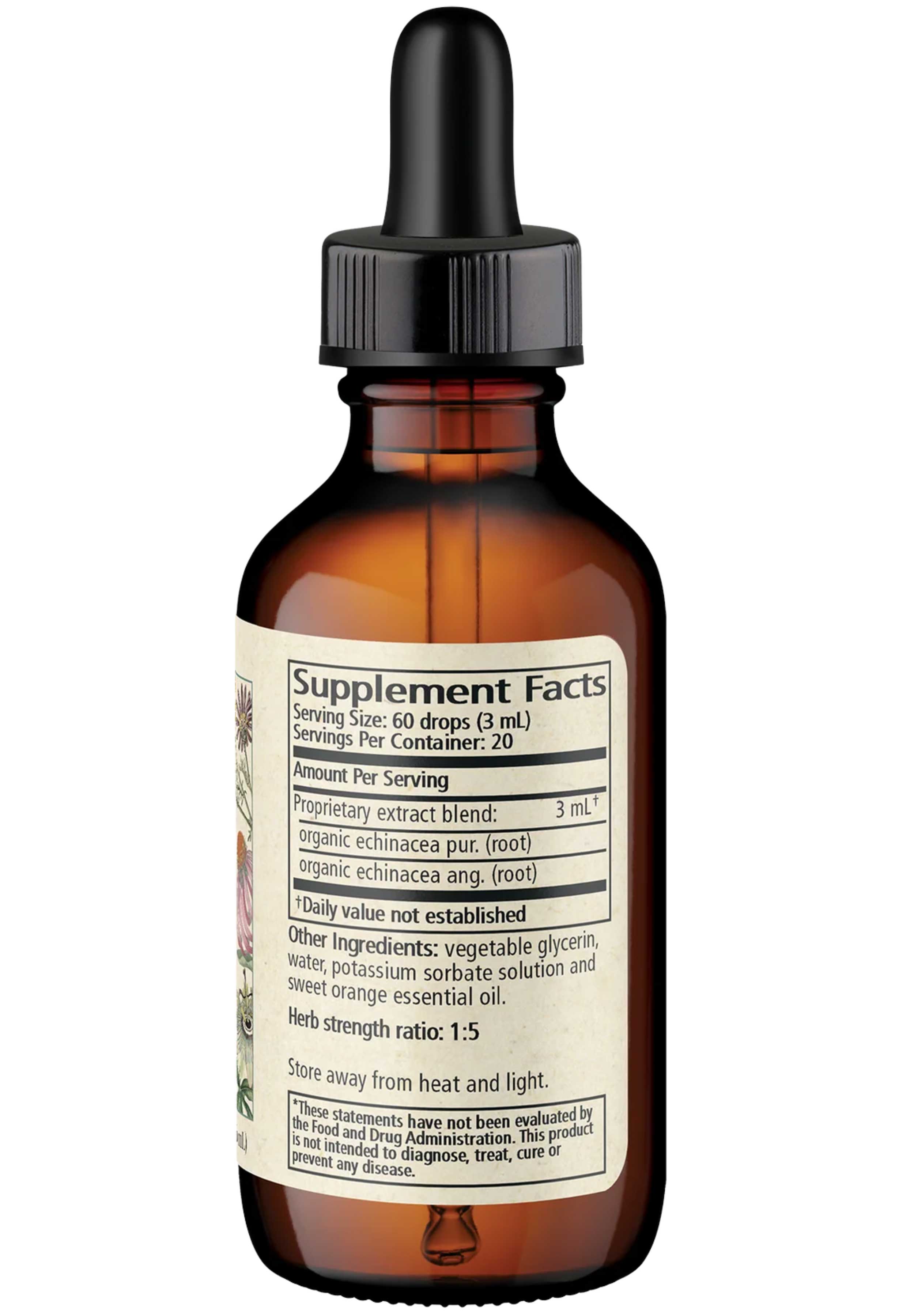 Wise Woman Herbals Echinacea (Formerly Echinacea Glycerite) Ingredients