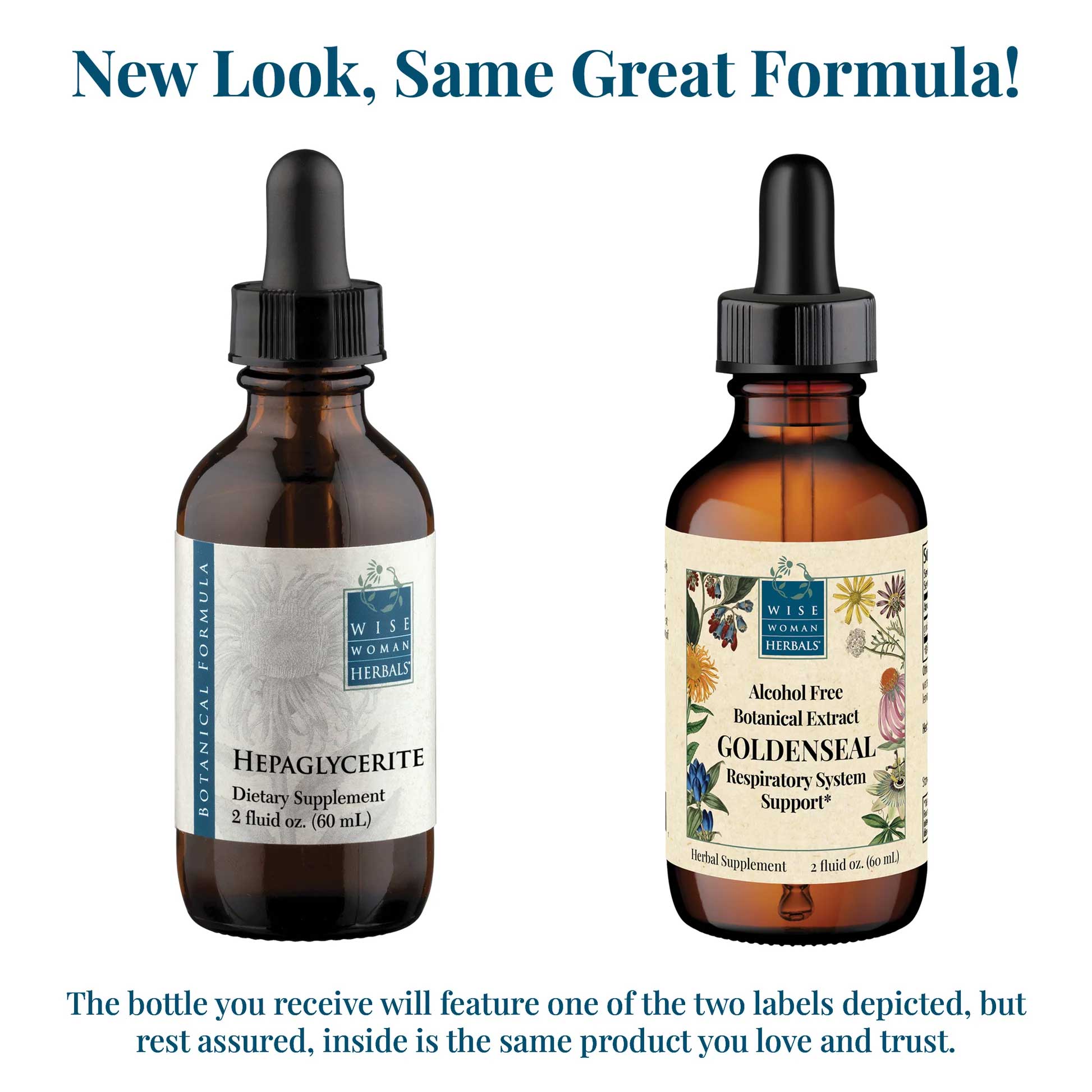 Wise Woman Herbals Goldenseal (Formerly Hydrastis Glycerite) New Look