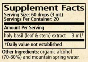 Wise Woman Herbals Holy Basil (Ocimum spp.) Ingredients