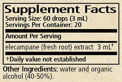 Wise Woman Herbals Elecampane (Inula helenium) Ingredients