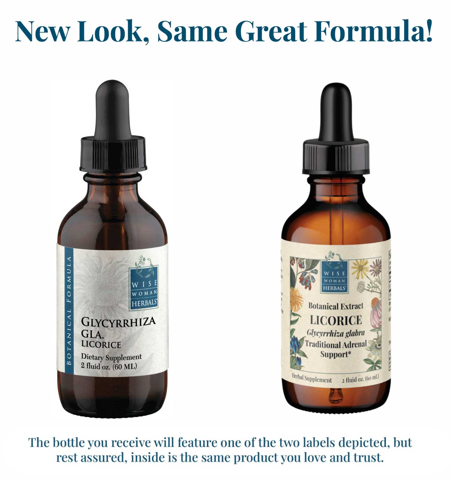 Wise Woman Herbals Licorice (Glycyrrhiza glabra) New Look